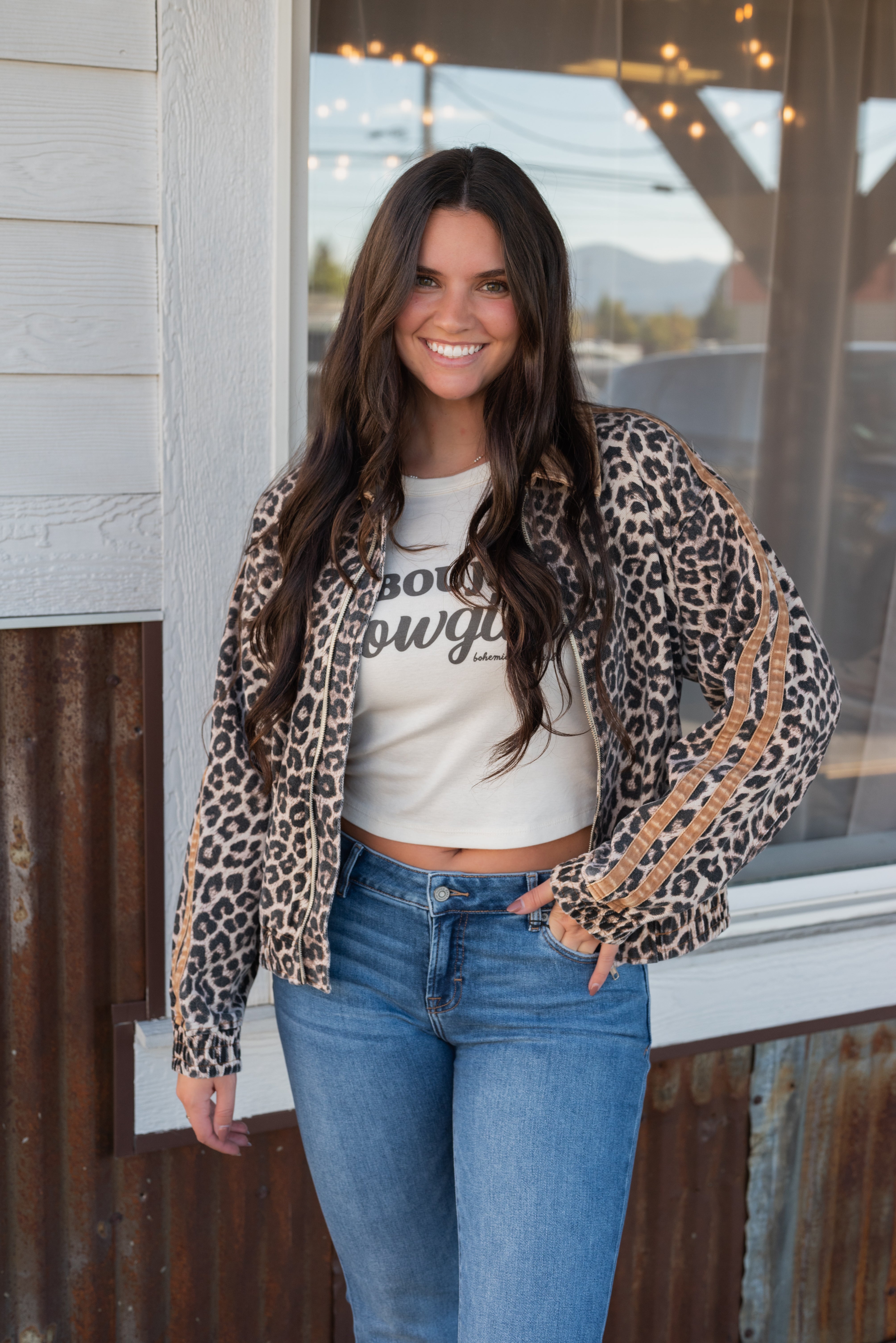 ZOEY LEOPARD JACKET