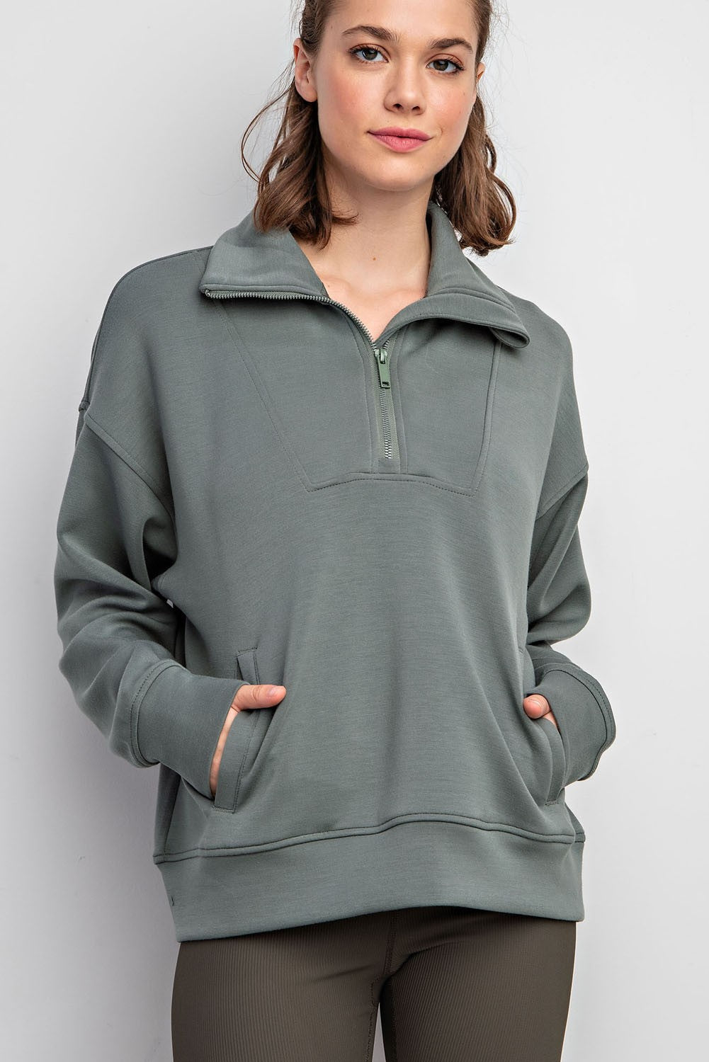 ADRIANA 1/4 ZIP PULLOVER