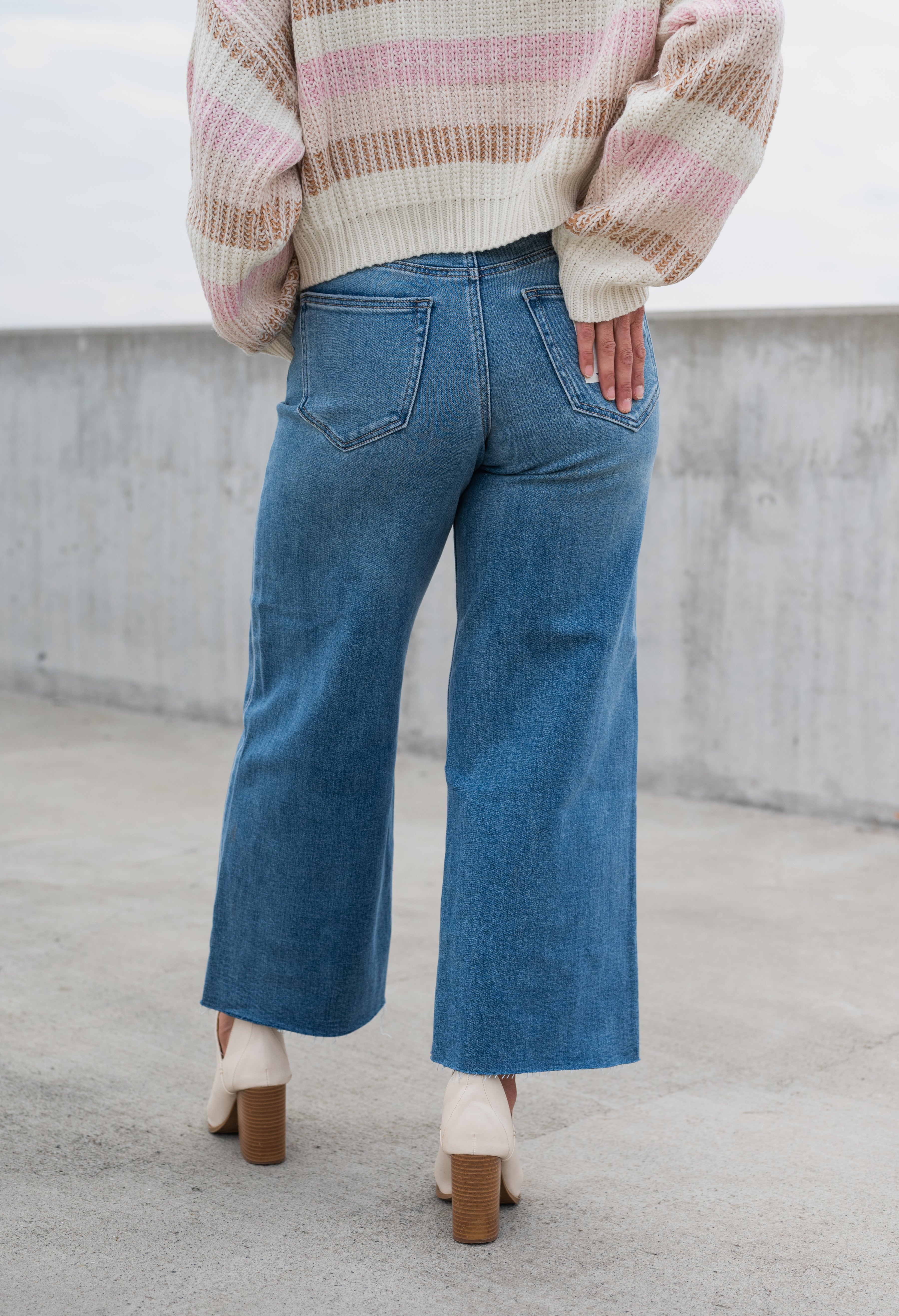 HAVEN HW CROP WIDE PANT