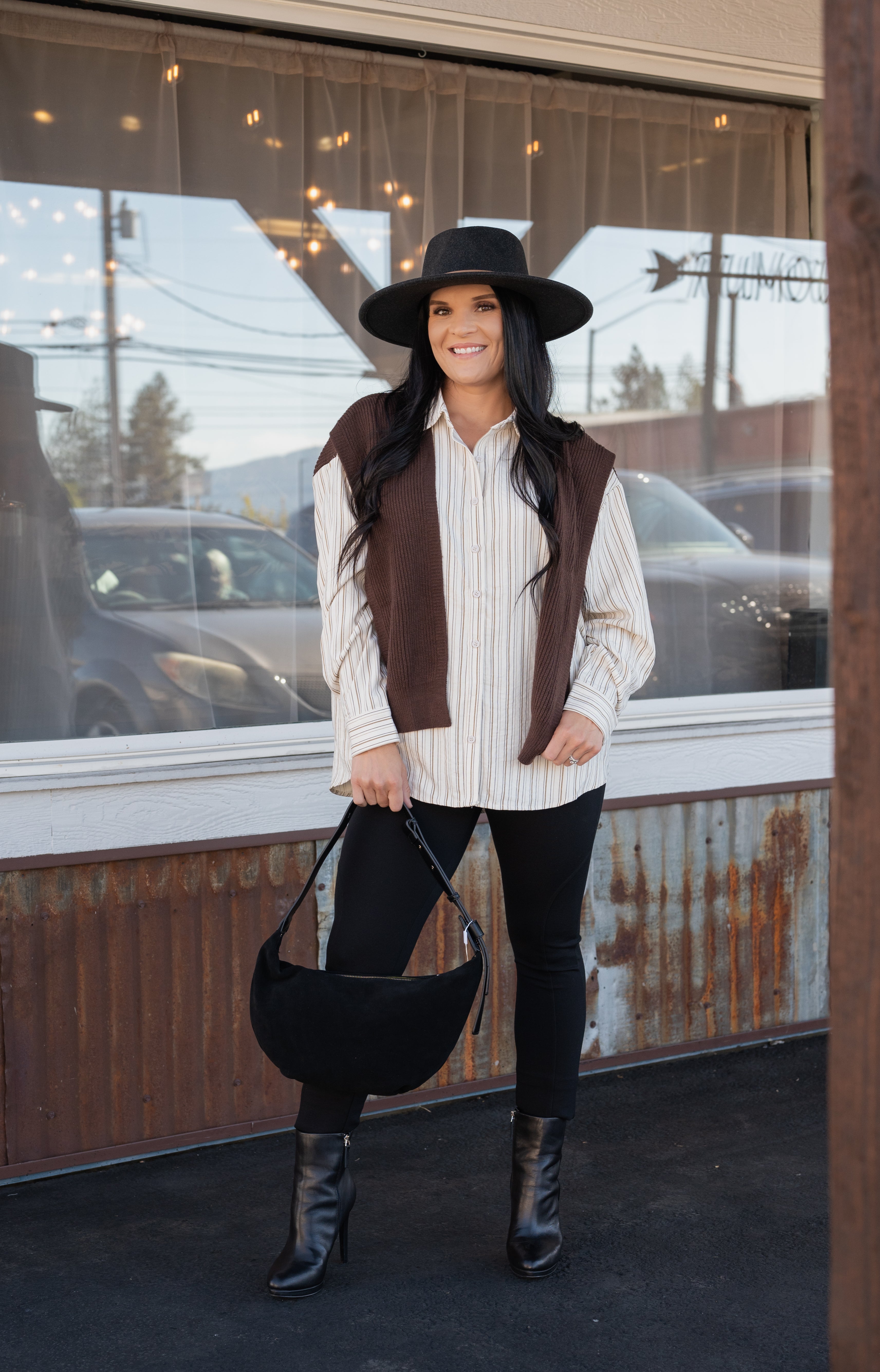 TAMSEN SHIRT SWEATER COMBO