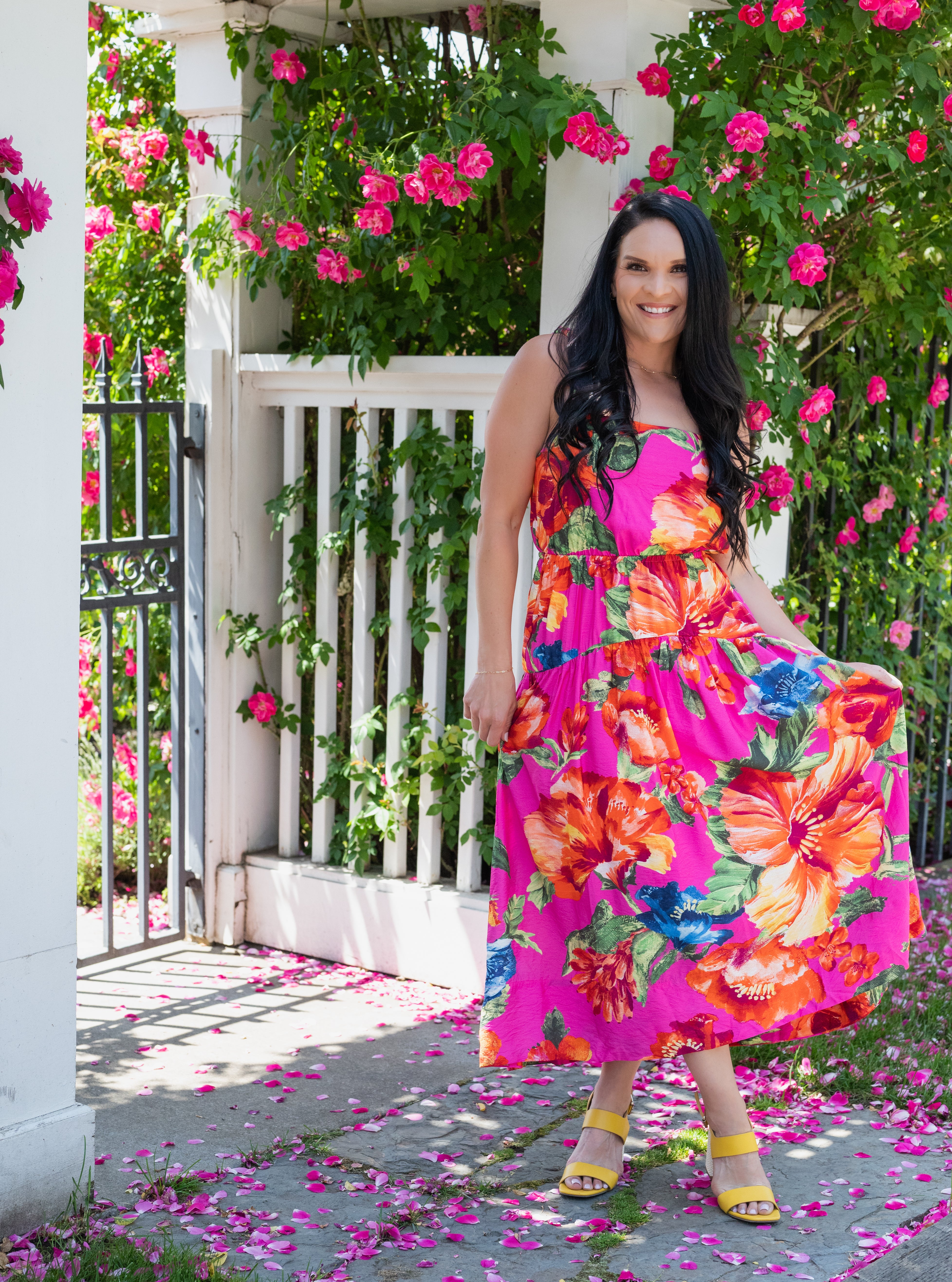 SHYANN FLORAL MAXI DRESS