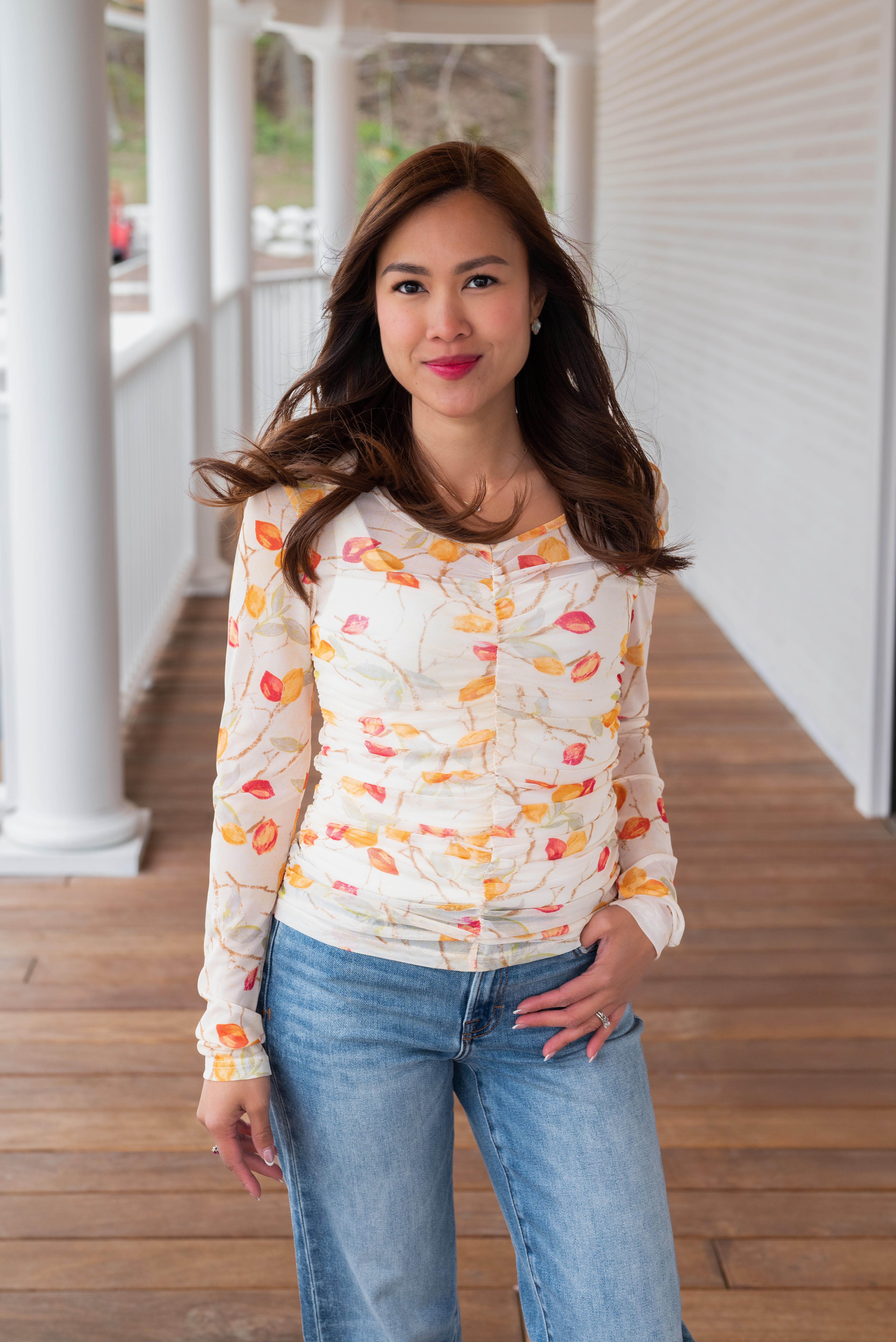 CLAIRE FLORAL TOP