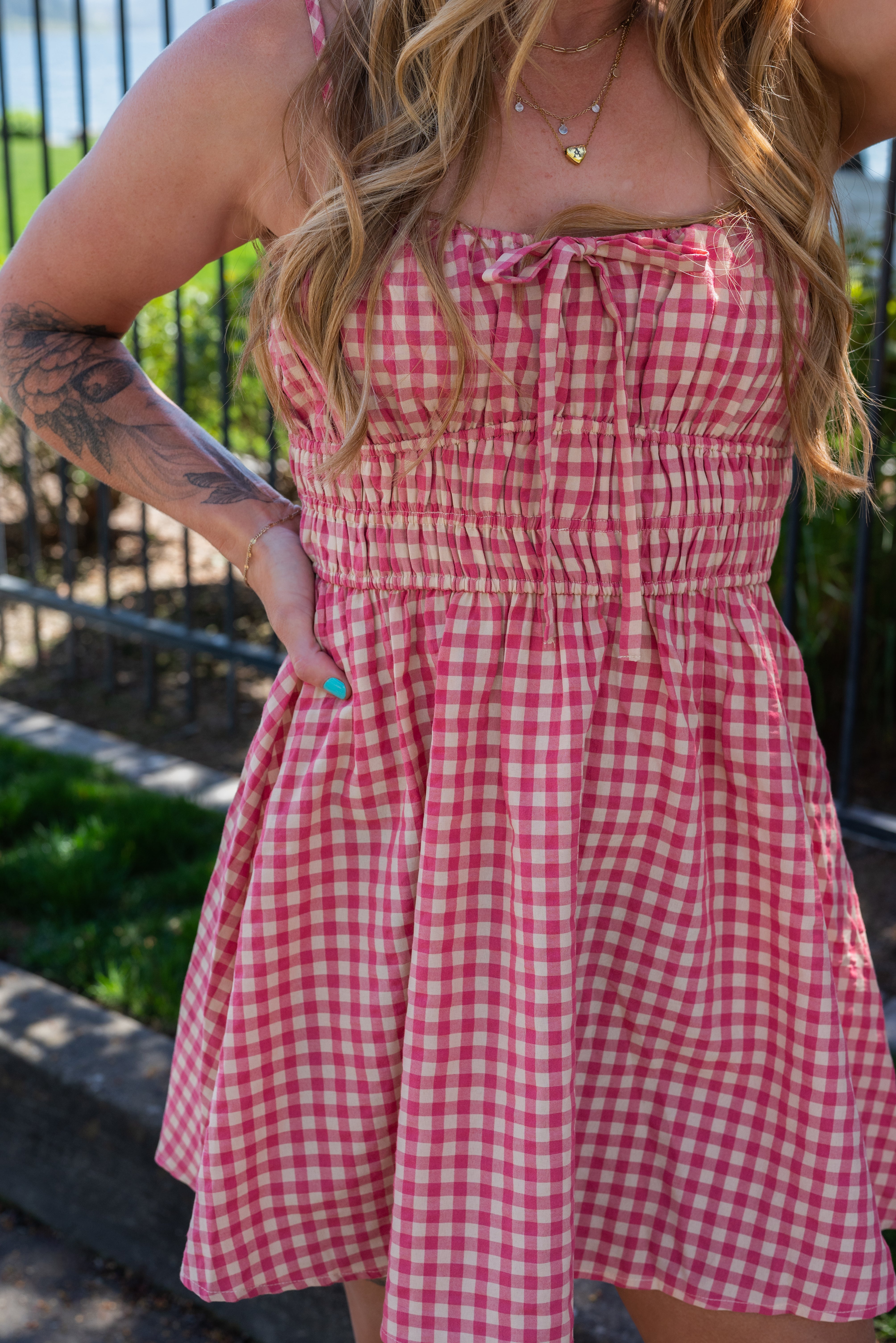 Cherry Basket Mini Dress