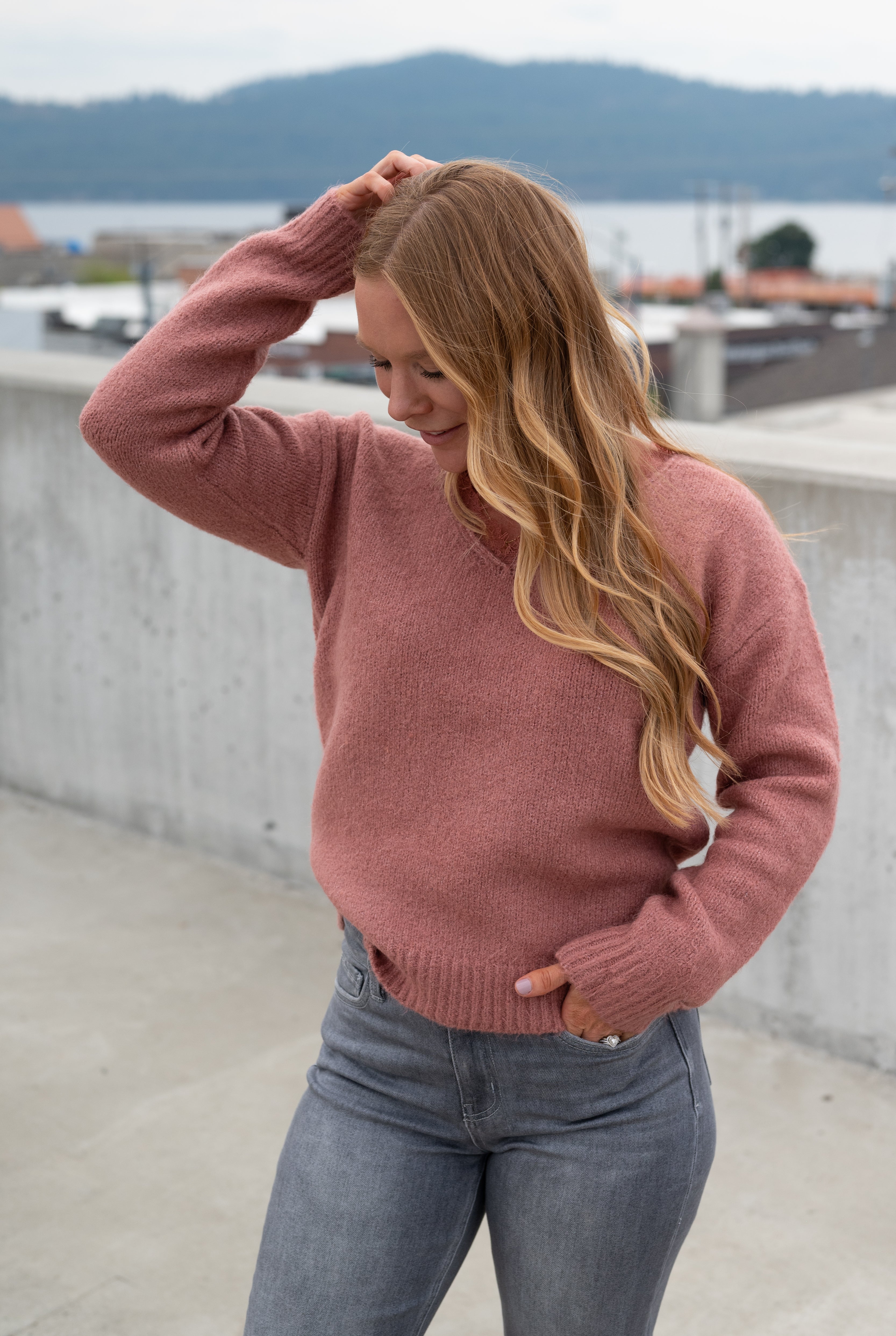 CASSANDRA V-NECK SWEATER