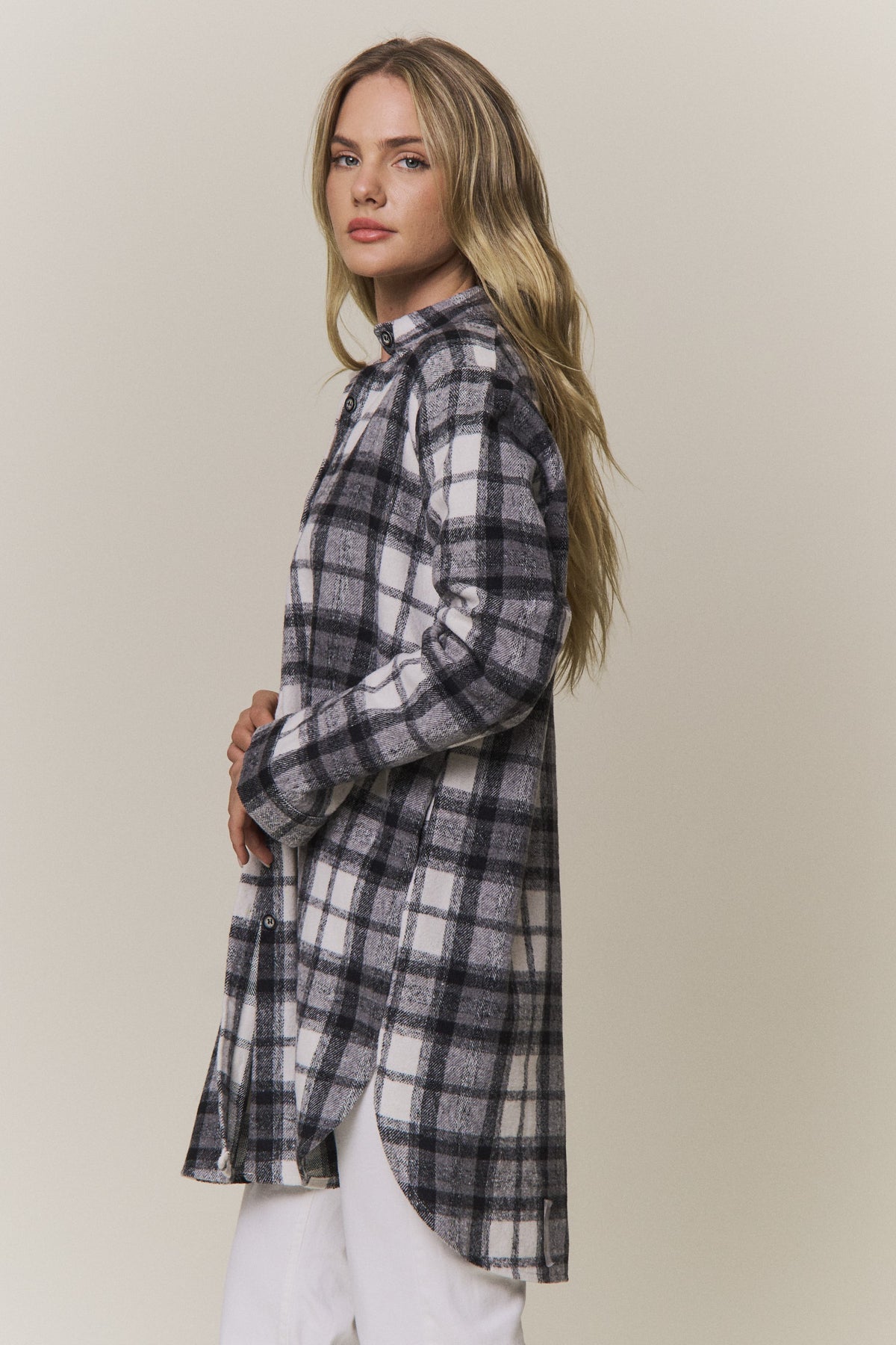IMOGEN PLAID SHACKET