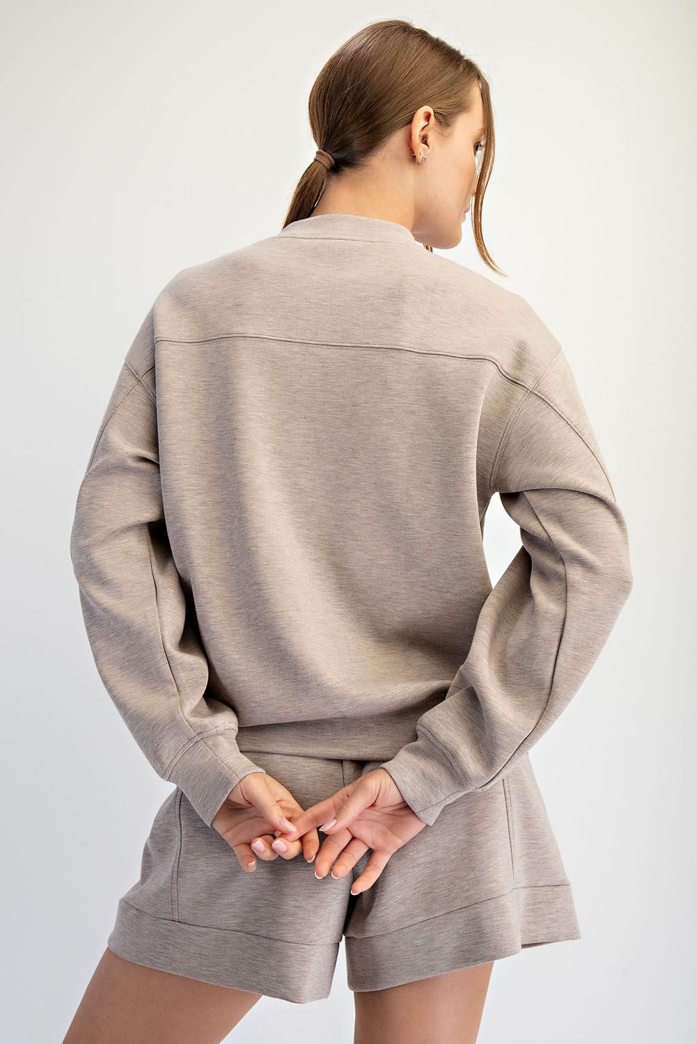KATRINA MOCK NECK PULLOVER