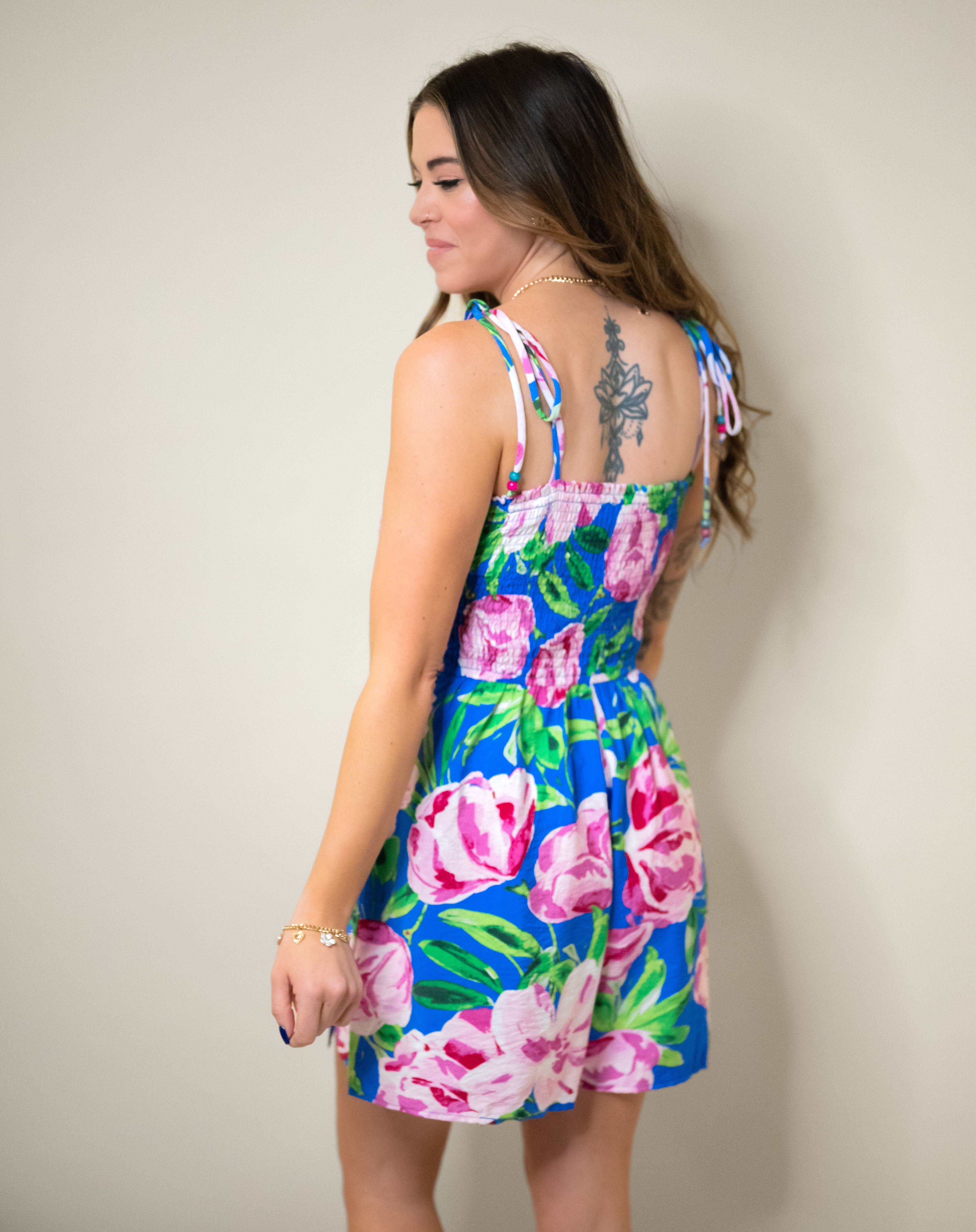 TECHNICOLOR WRAP ROMPER