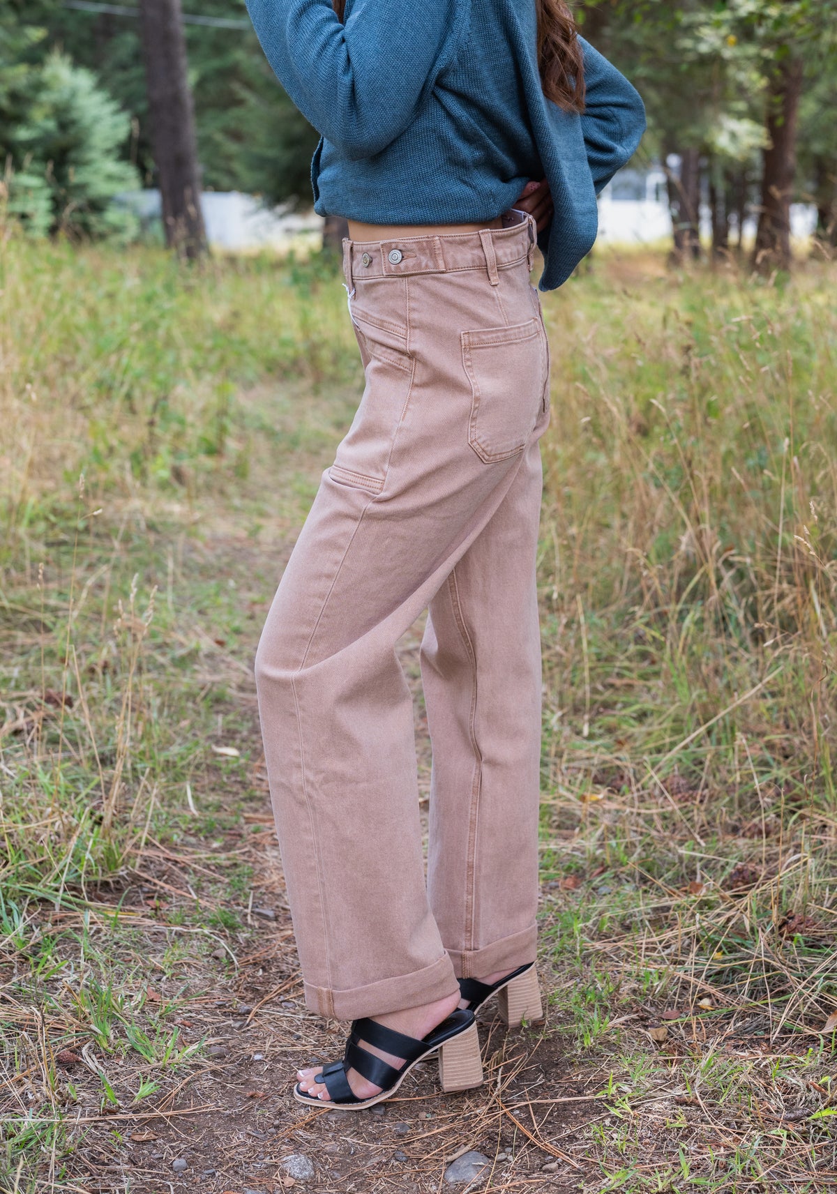 DAKOTA HR SLIM WIDE JEANS