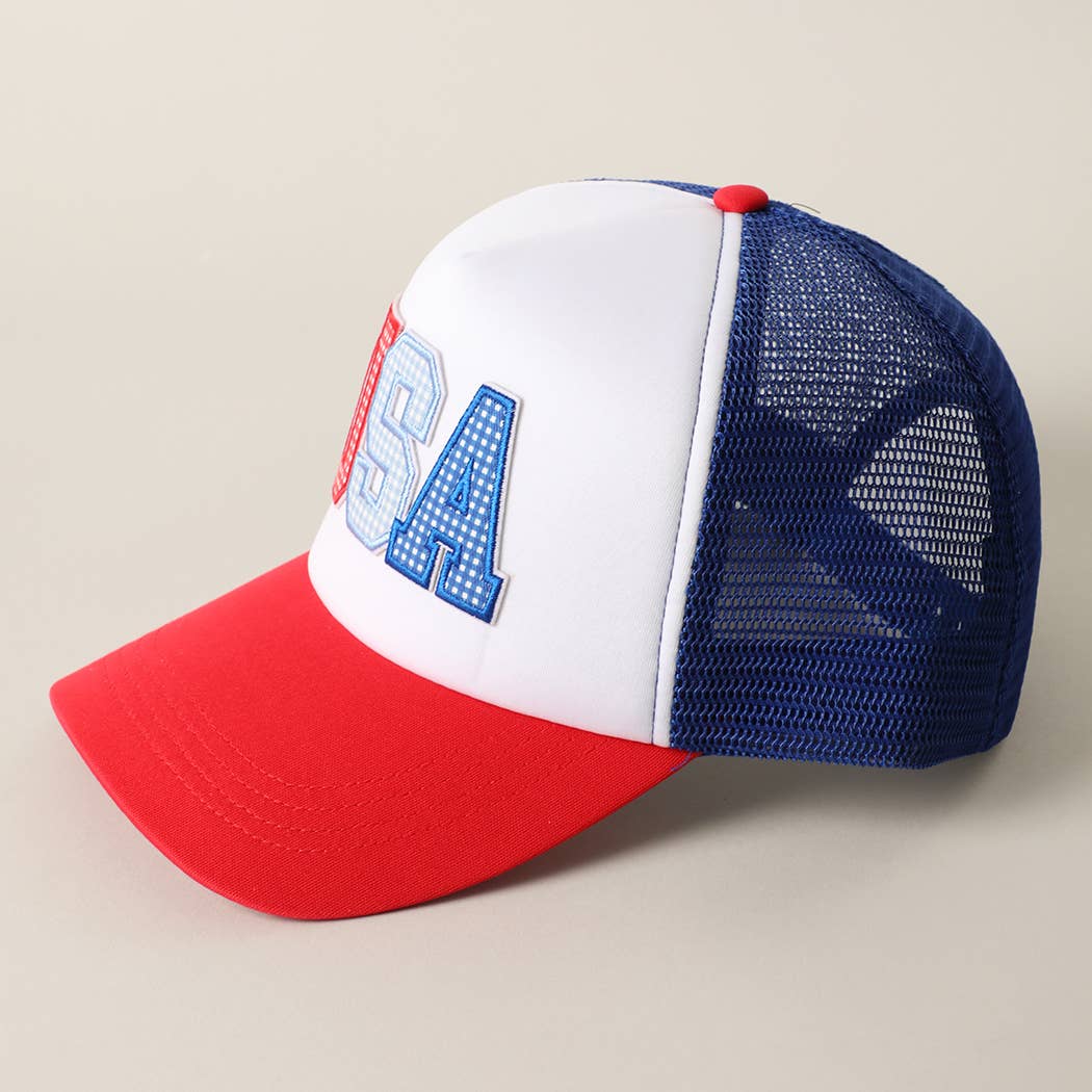USA Patch Mesh Trucker Hat