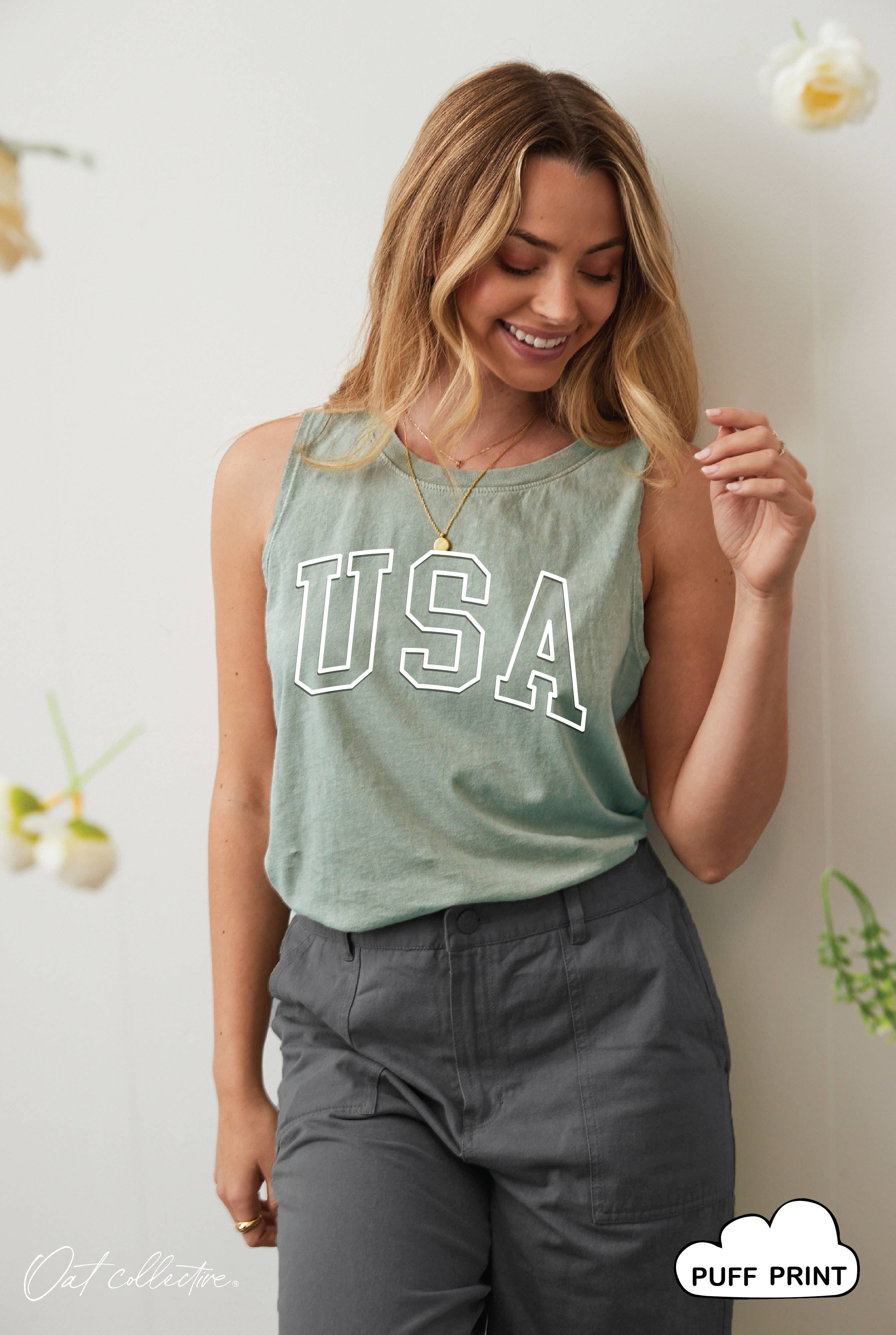 USA PUFF Tank Top