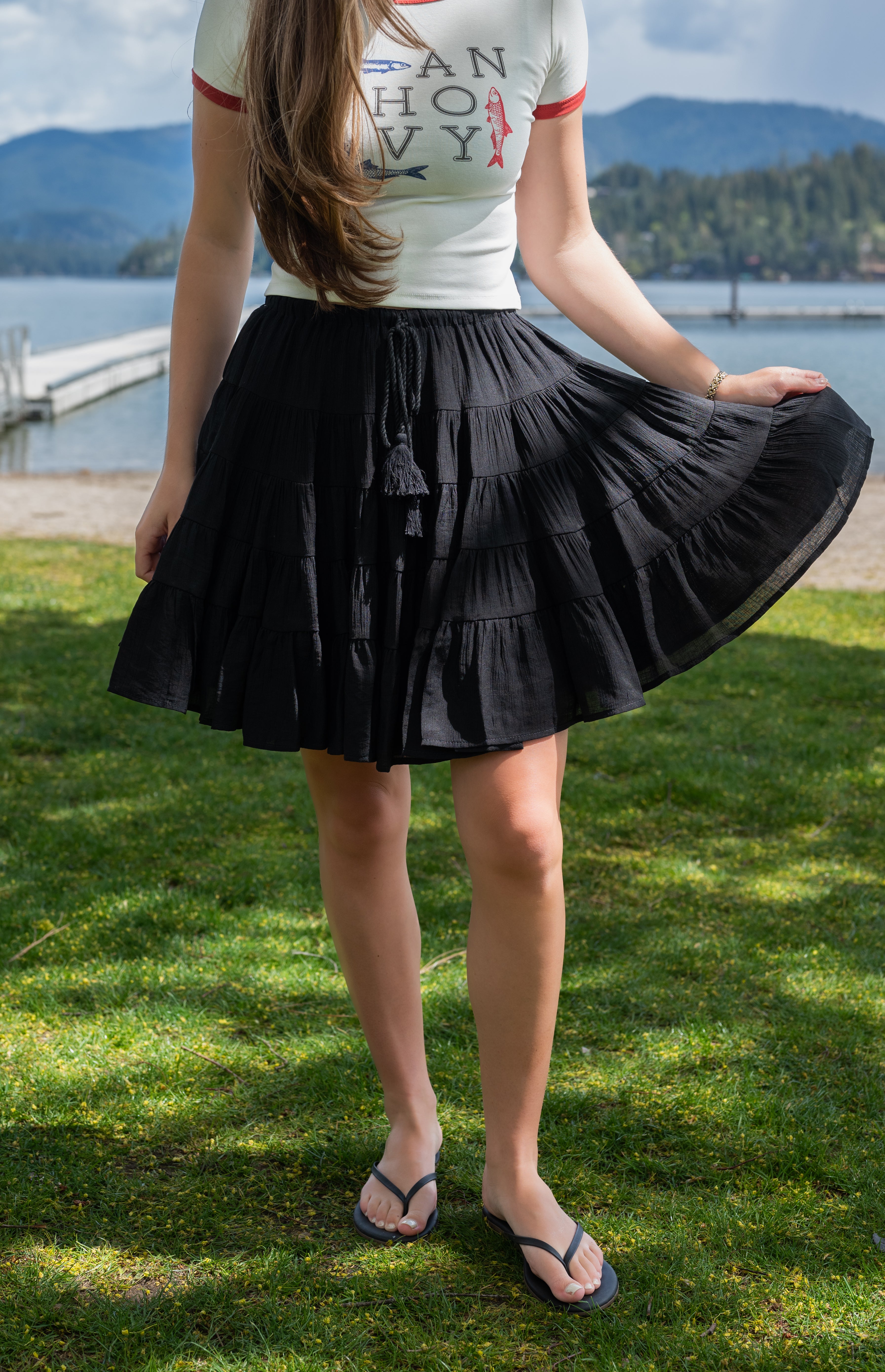 LELA MIDI SKIRT