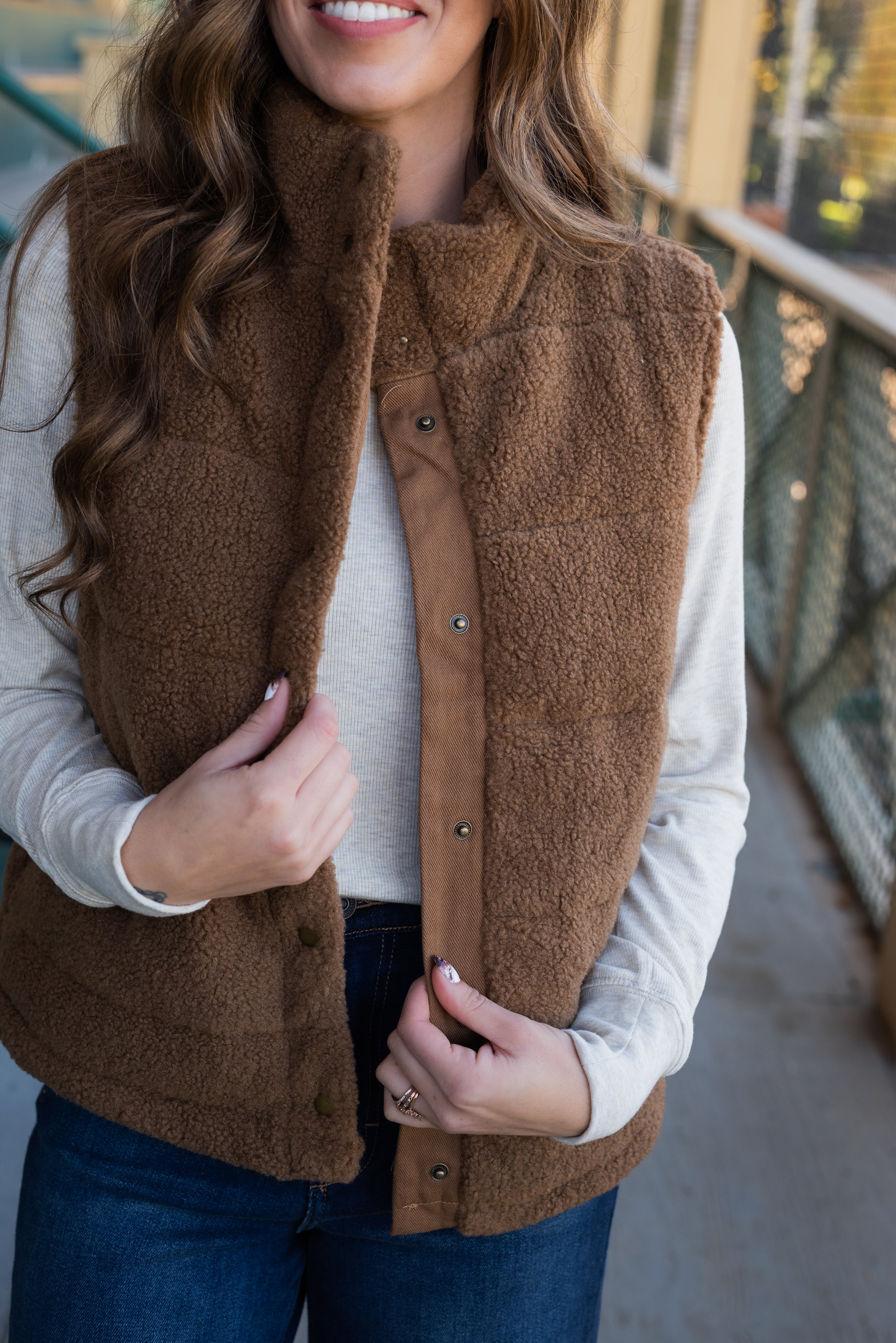 CAMERON TEDDY PUFF VEST