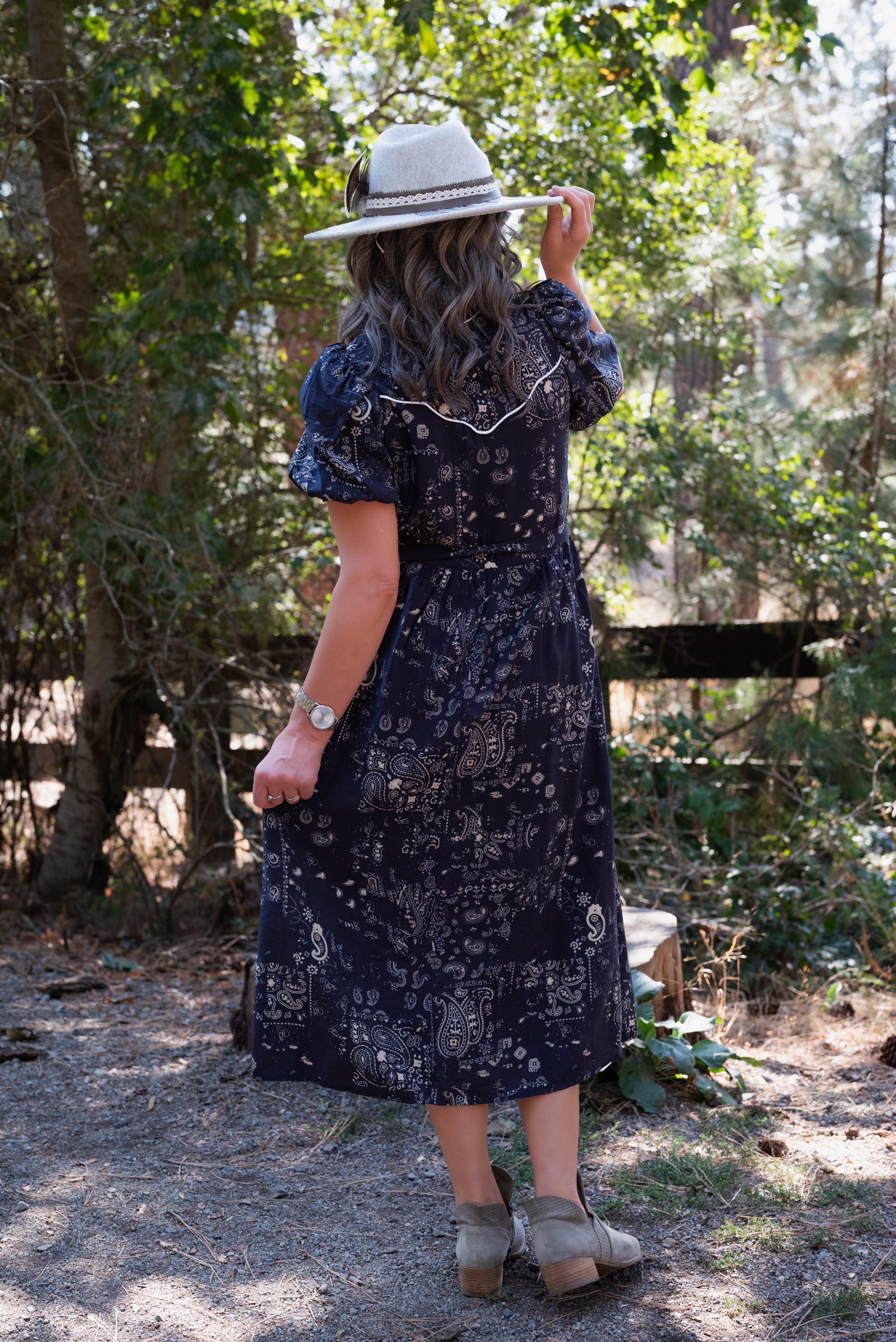 VERENA PAISLEY DRESS