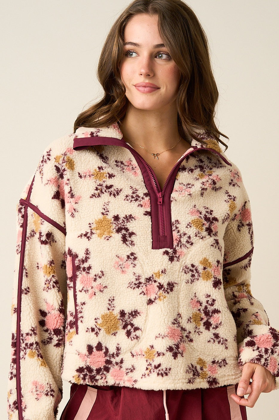 MADGE FLORAL FLEECE