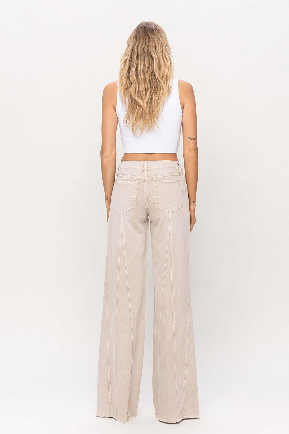 MESMERIZE LOW RISE BAGGY WIDE PANT
