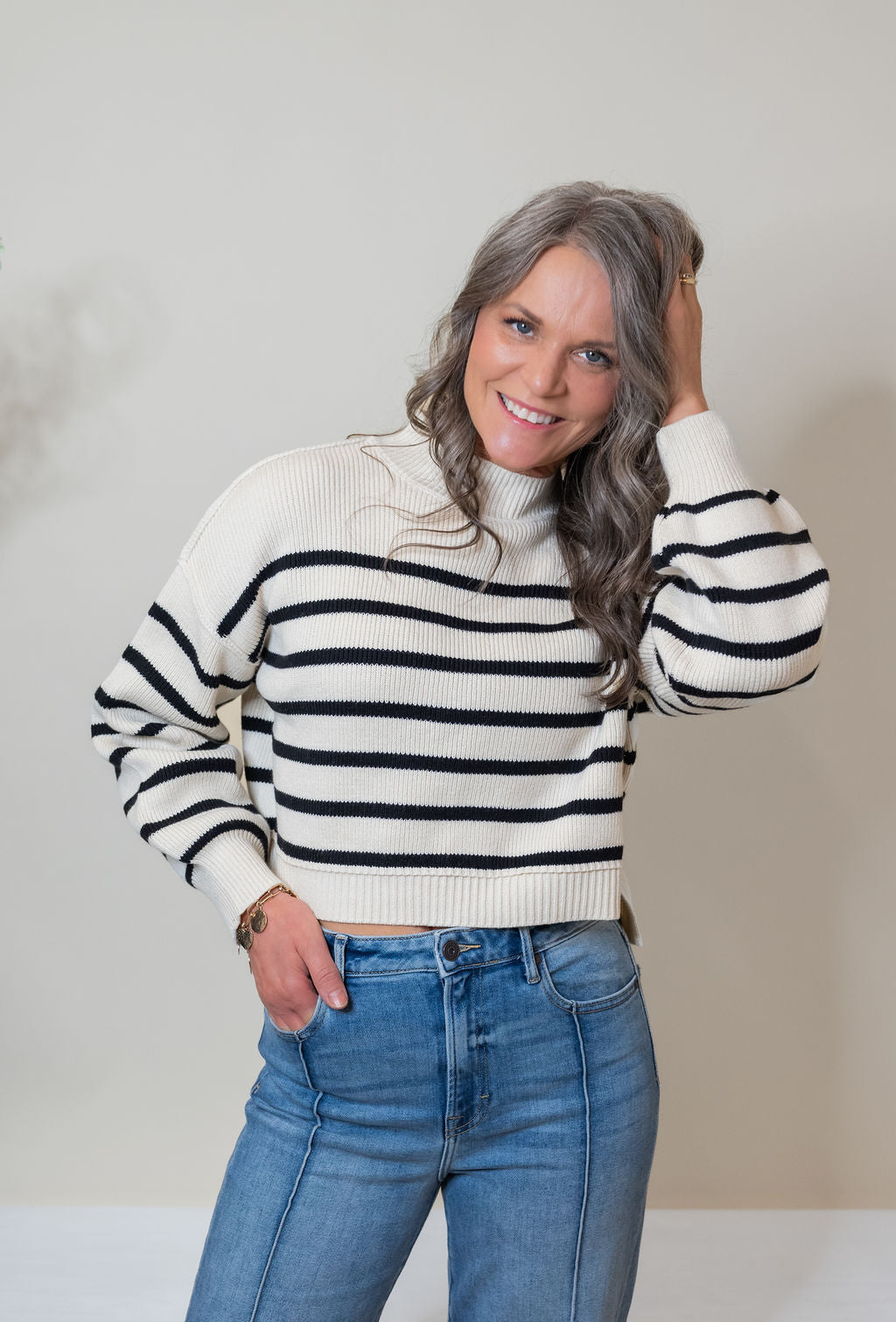 MILA STRIPE SWEATER
