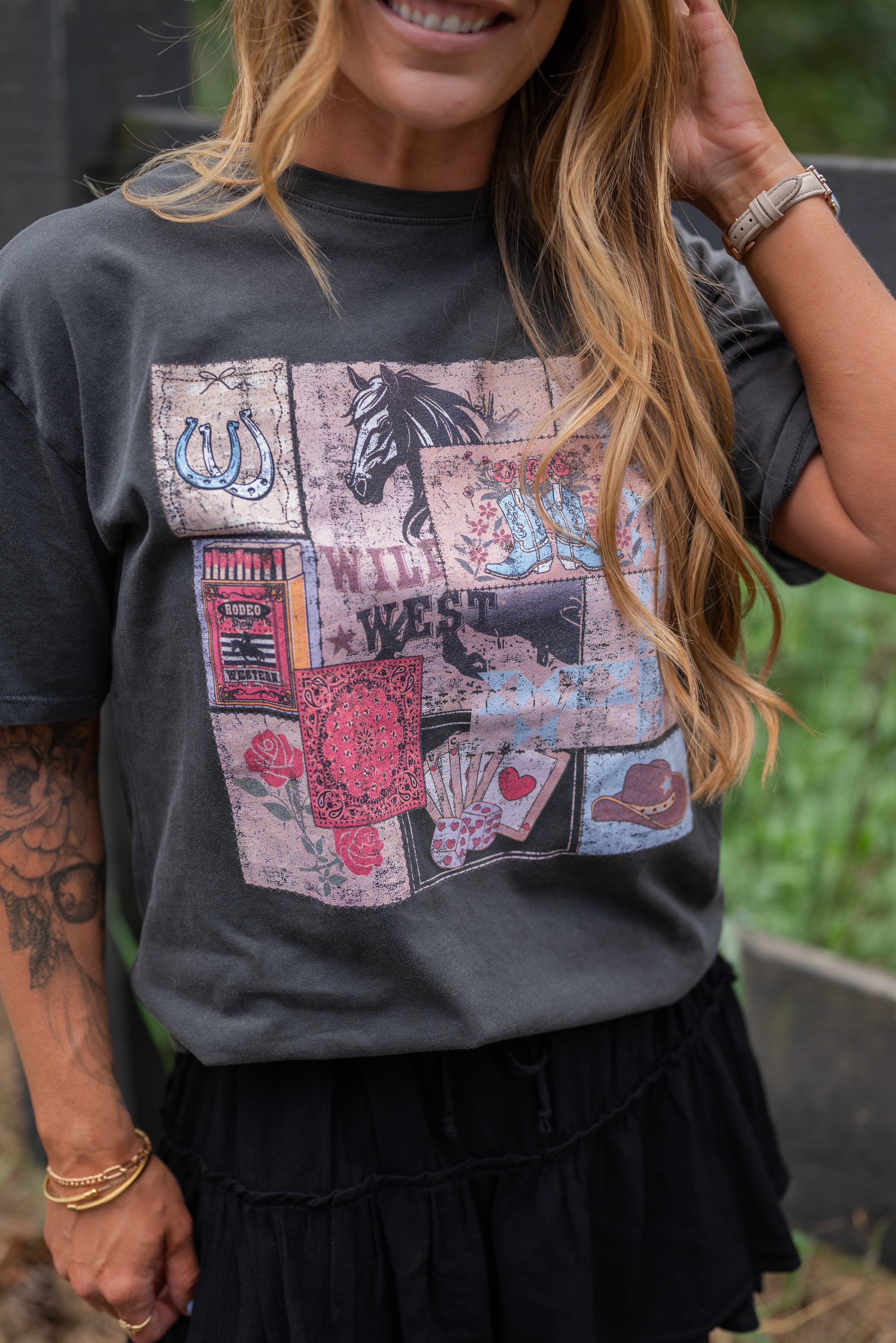 COWBOY STAMP TEE