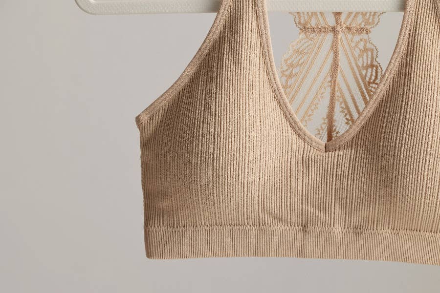 ARIELLA Seamless Lace Padded Bralette