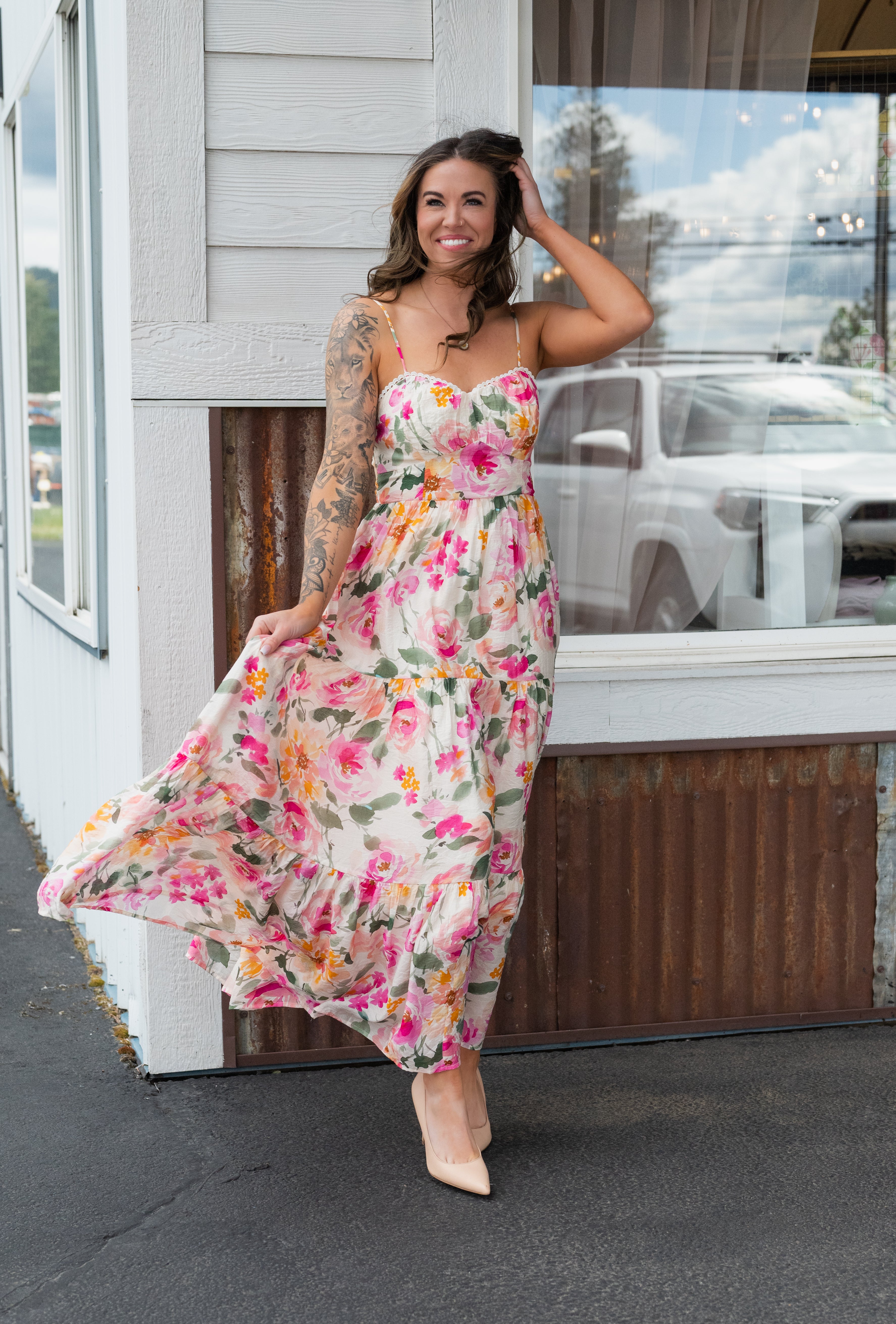 ANYA FLOWER DRESS