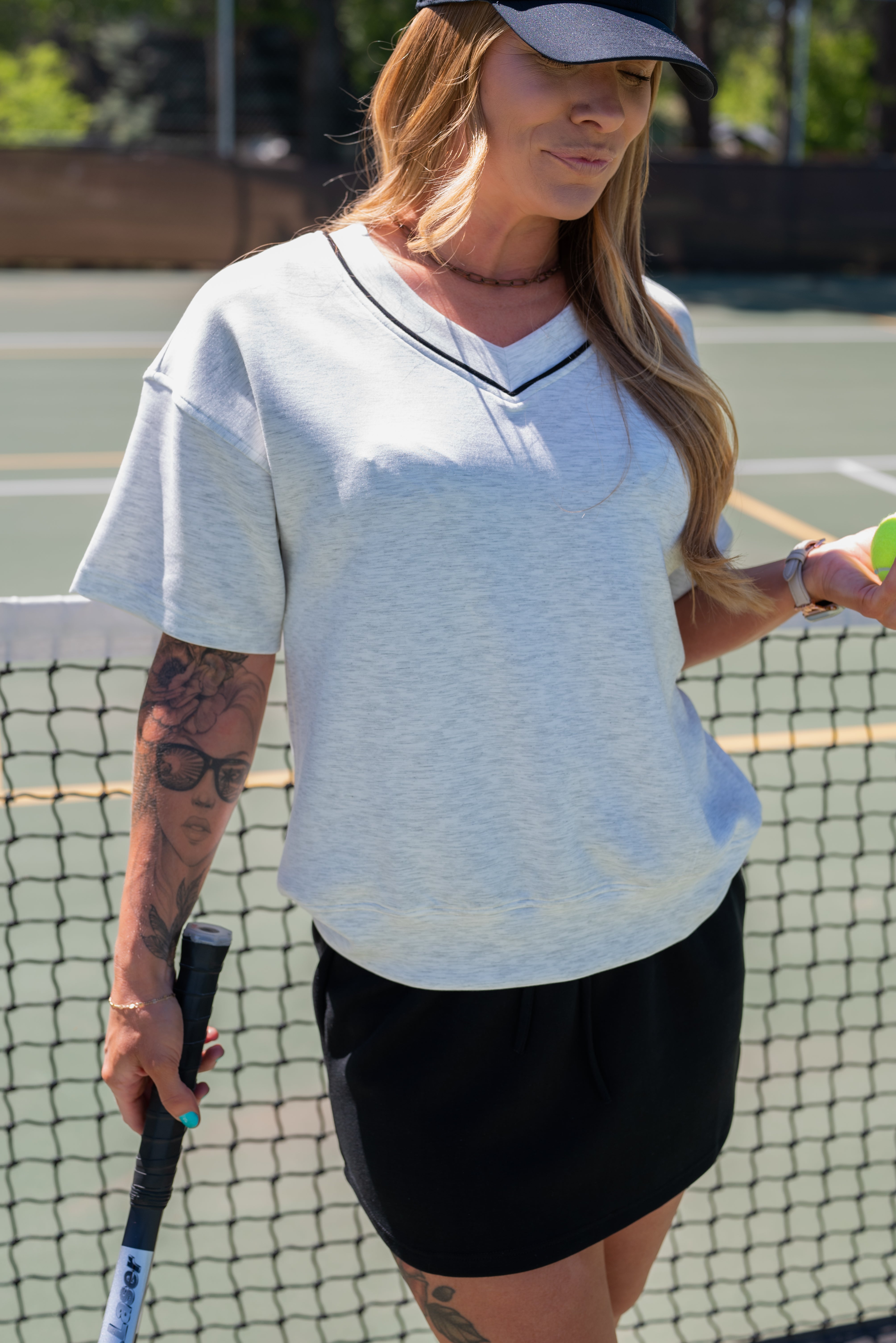 JANIE V-NECK TOP