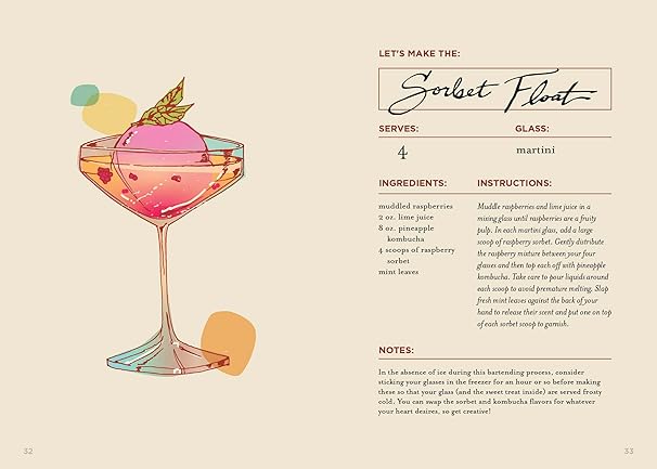 The Booze-Free Bar Cart Book: The Art of Crafting Easy, Elegant Mocktails