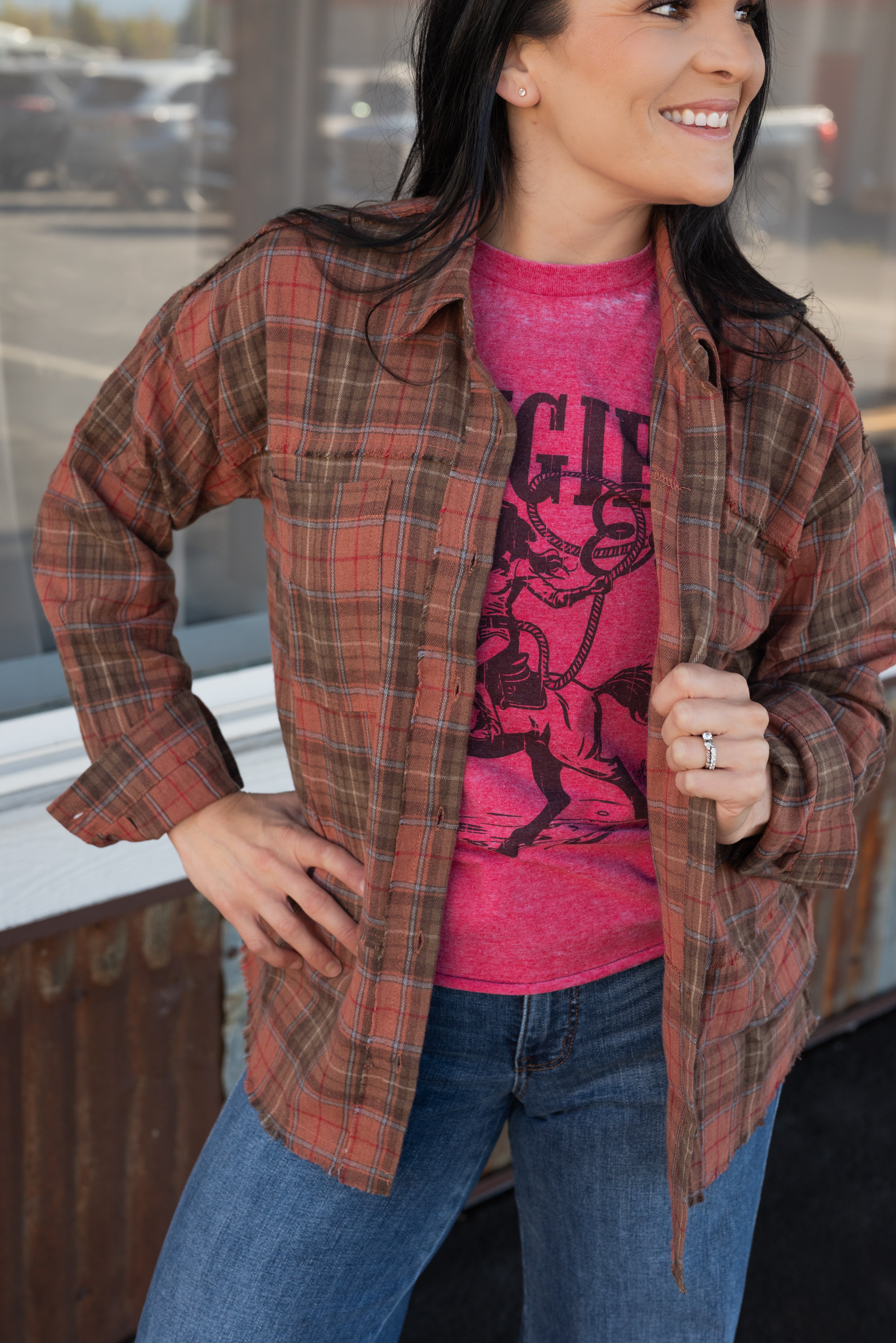 MACIE PLAID SHIRT