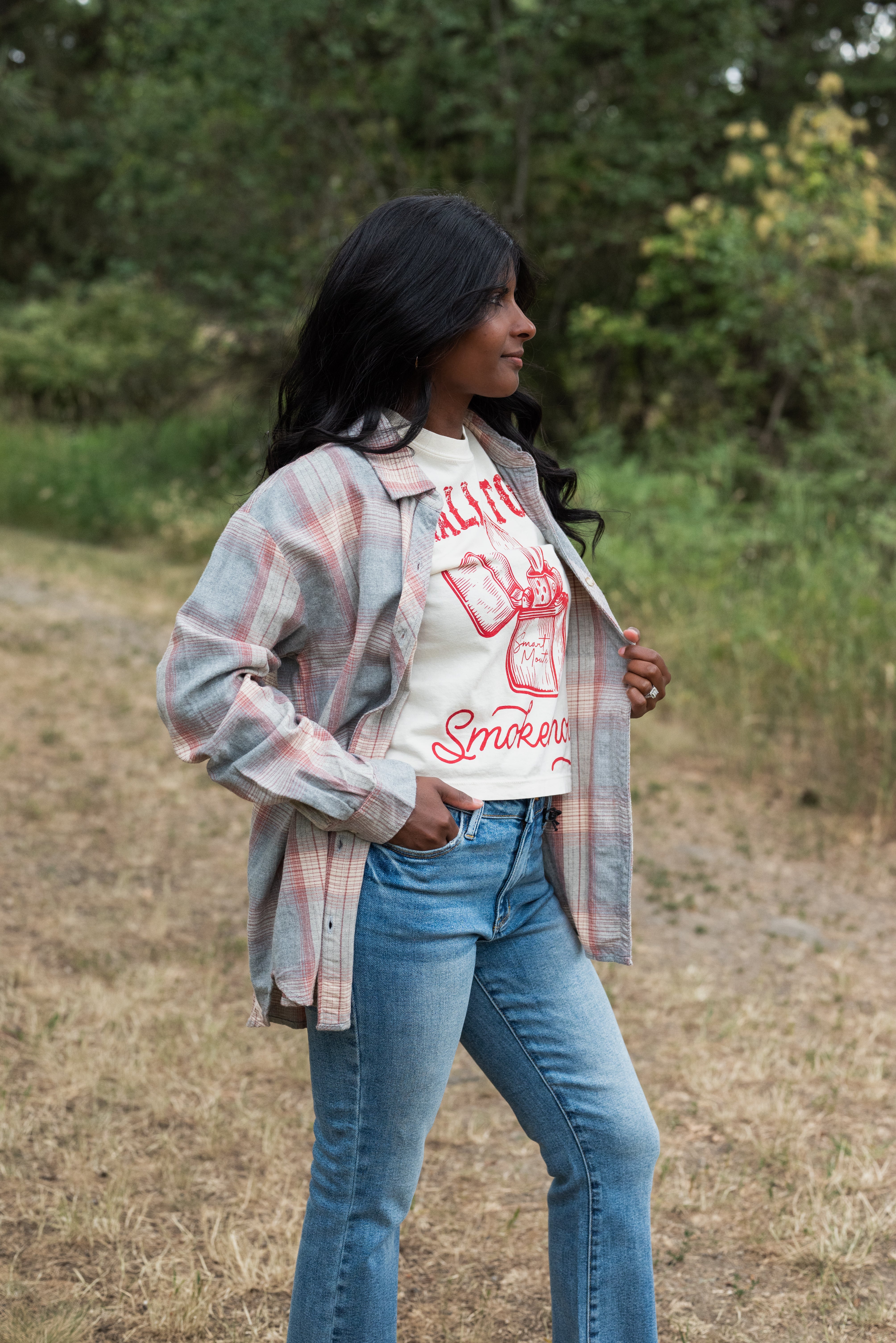CASSIE PLAID SHIRT