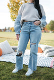 WHOA HIGH RISE DAD JEAN