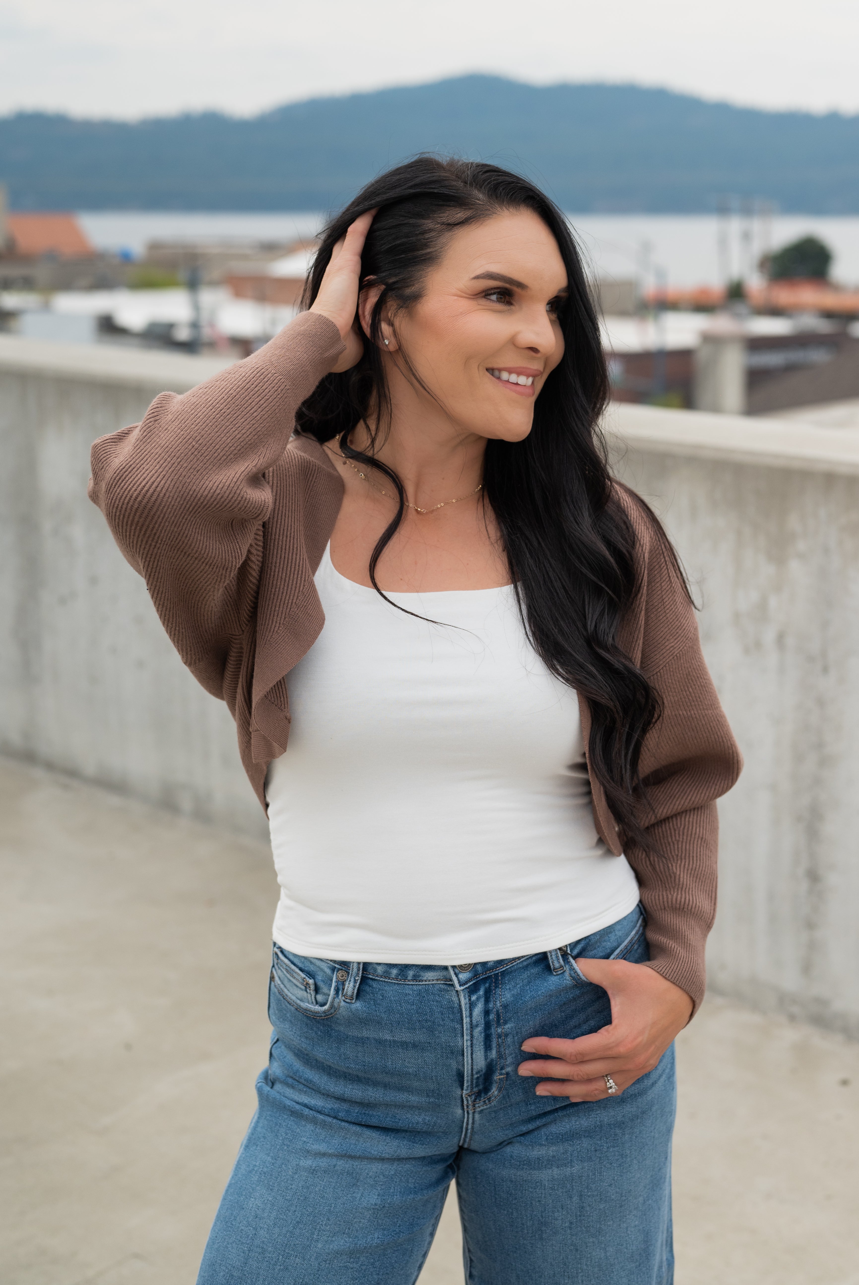 MYRTLE SHRUG CARDI