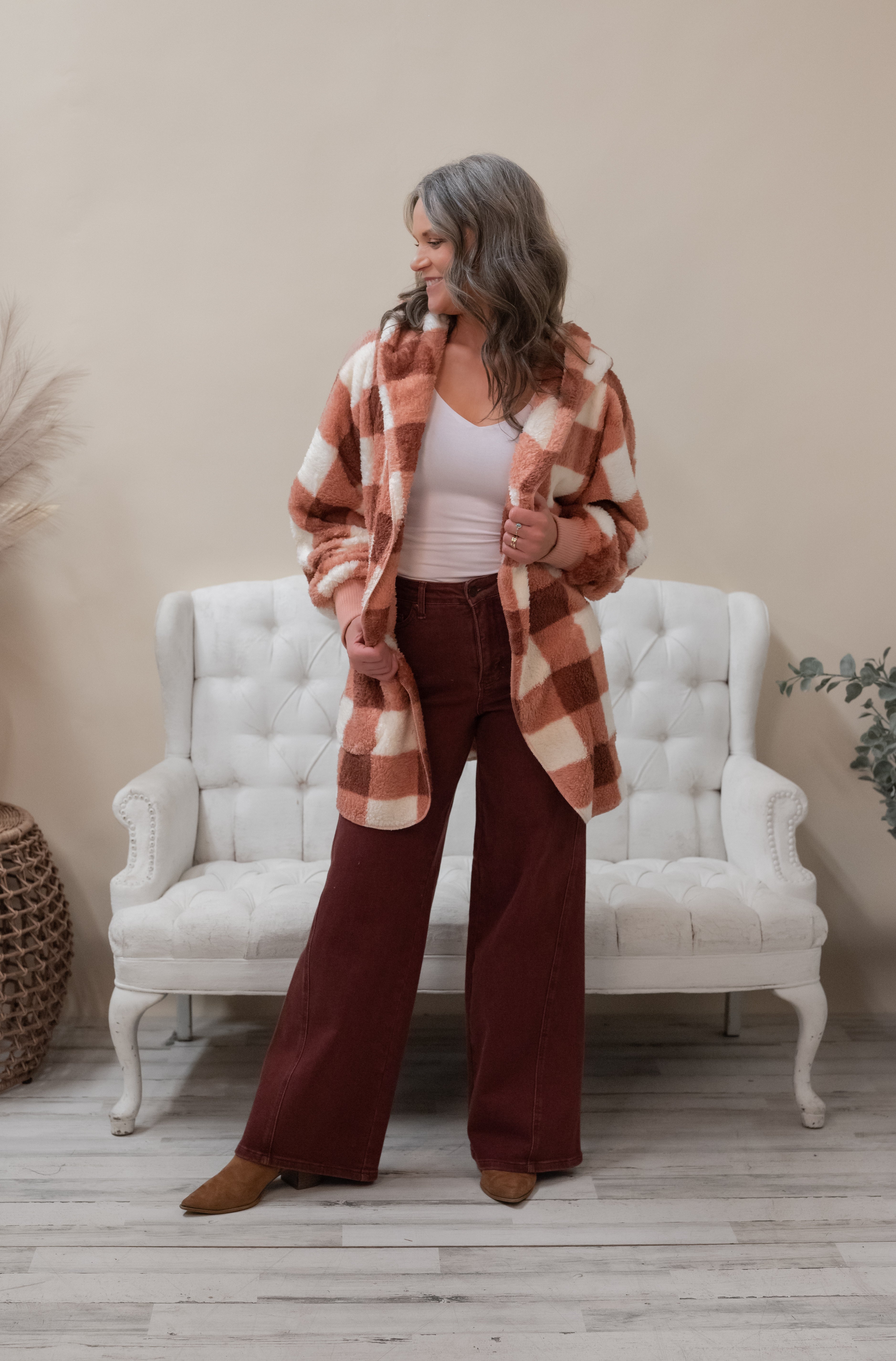 JAZZY SHERPA CARDIGAN