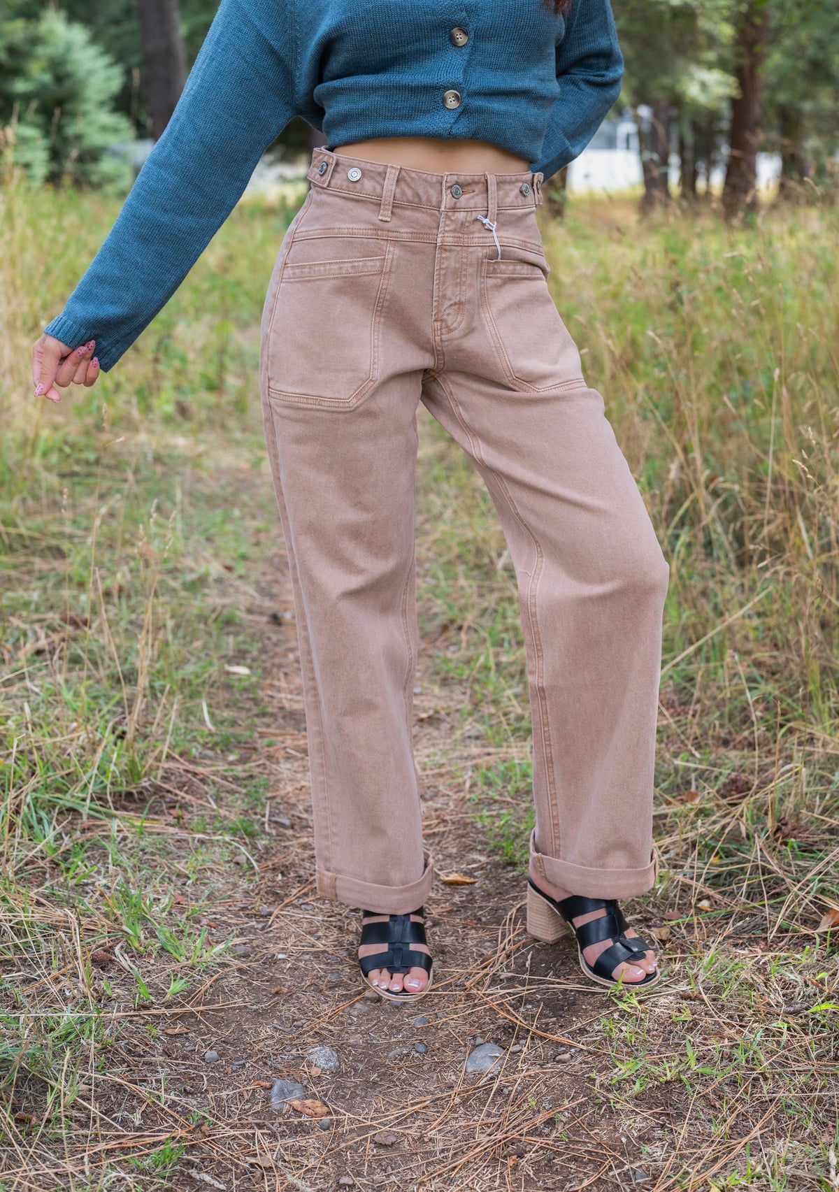 DAKOTA HR SLIM WIDE JEANS