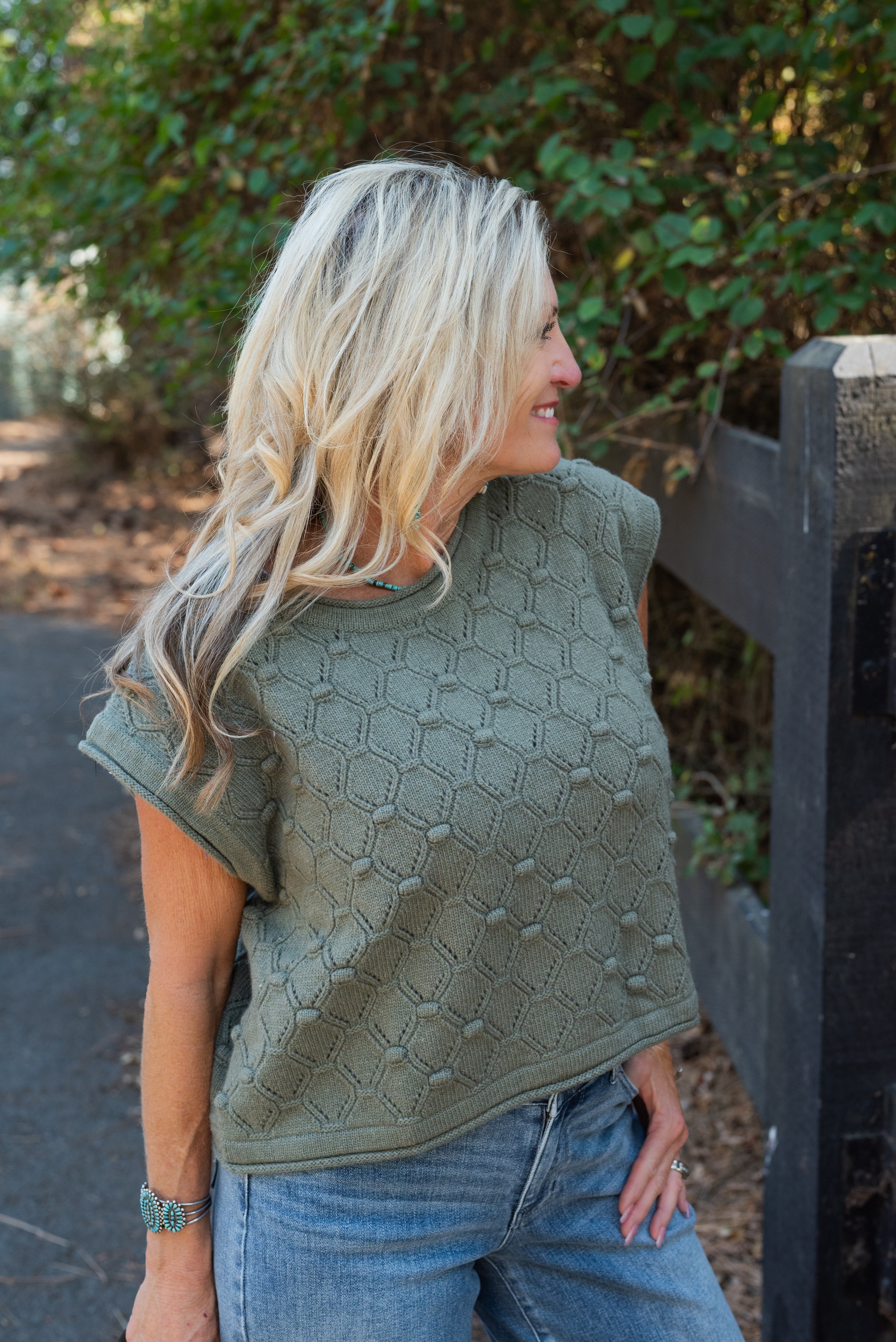 GEMMA POPCORN SWEATER
