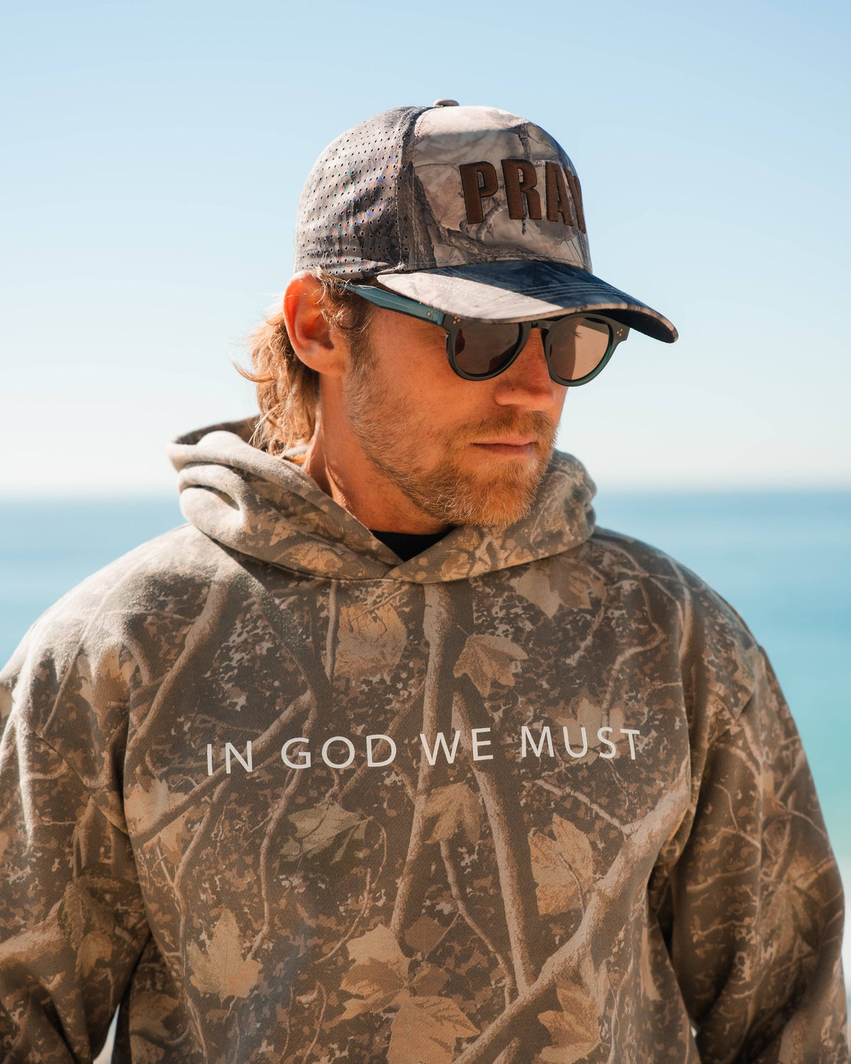 Pray- Forest Camo Hat