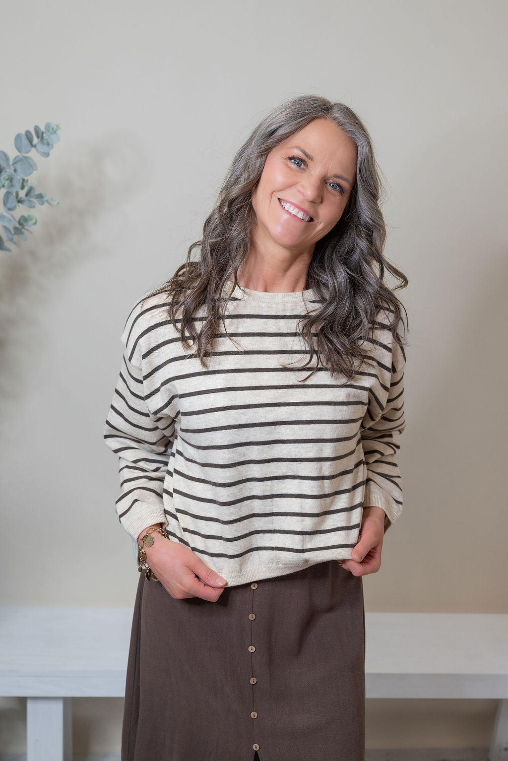 KRISTINE STRIPED TOP