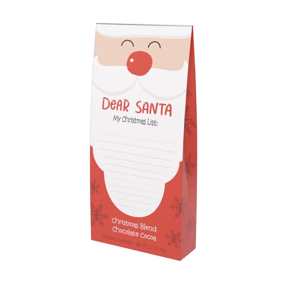 Dear Santa - My Christmas List Choc Cocoa (2.5oz Tent Boxes)