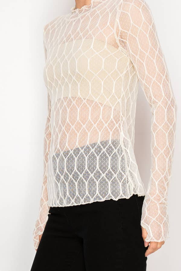 SHELBY MESH TOP