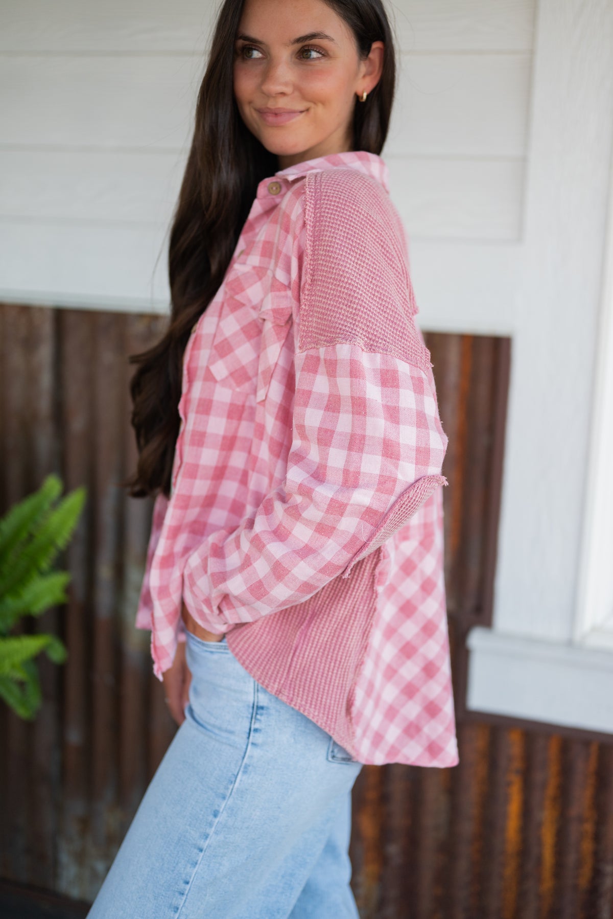 ANNE PLAID SHIRT