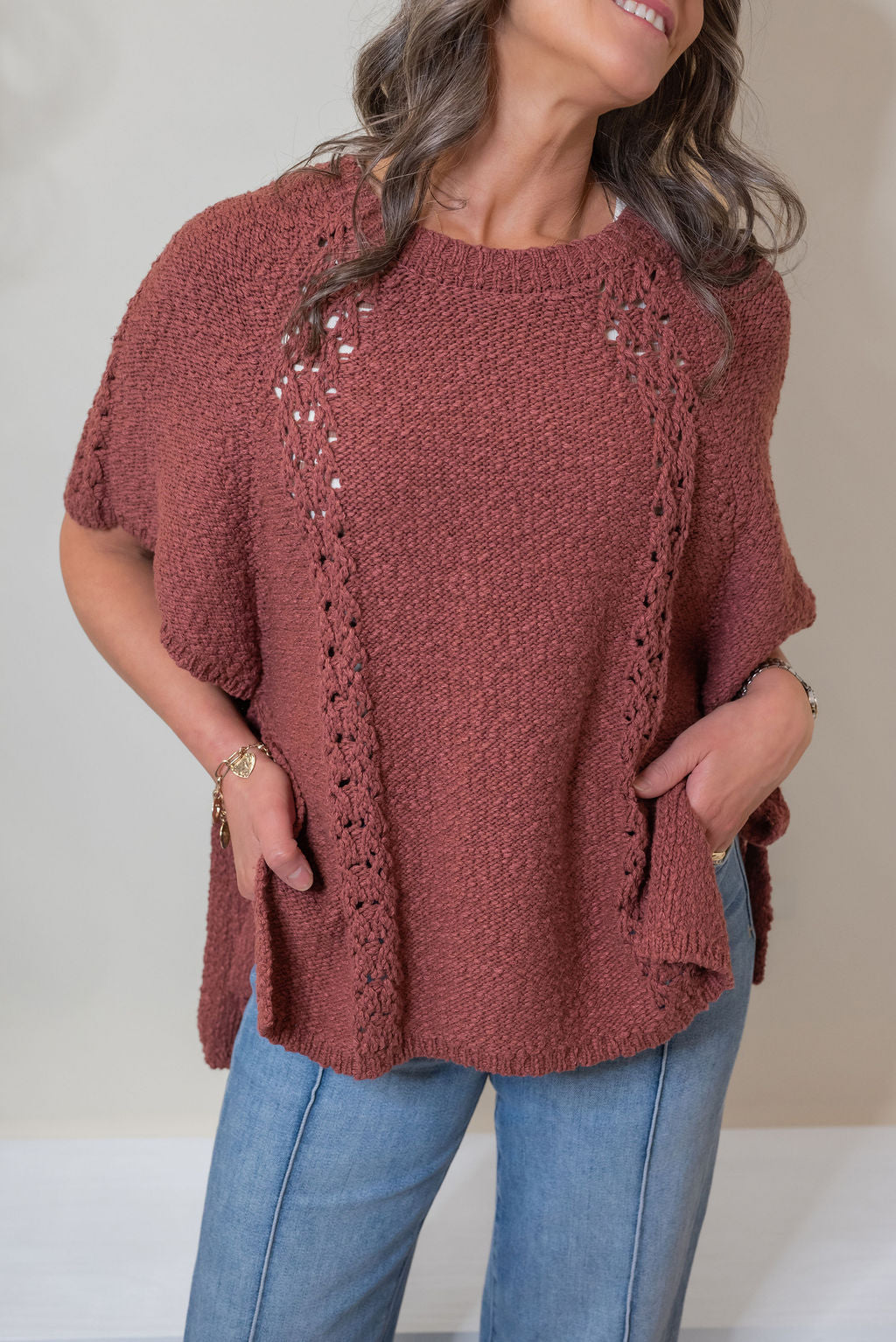 WATTS SWEATER PONCHO