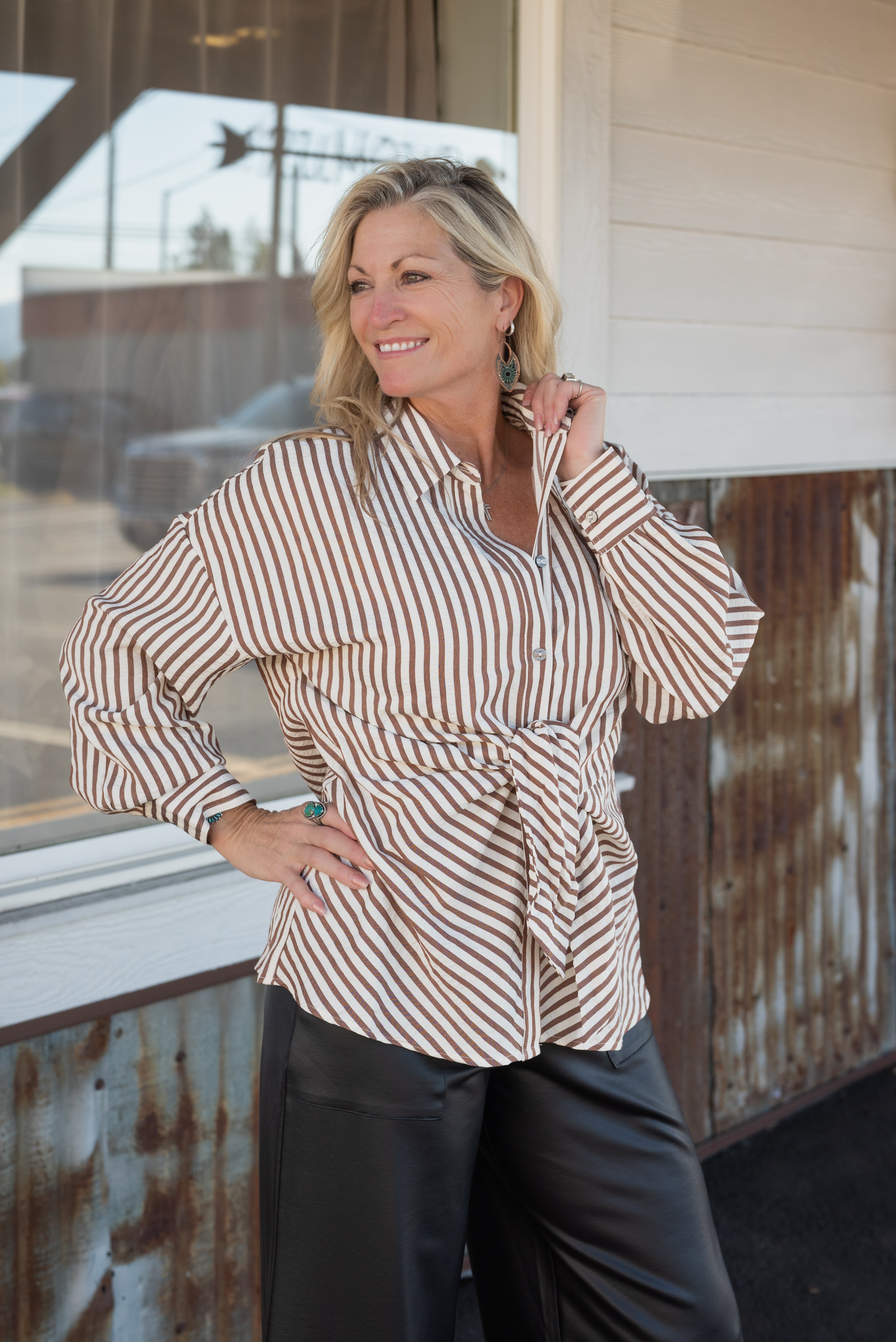 DEVAN STRIPE SHIRT