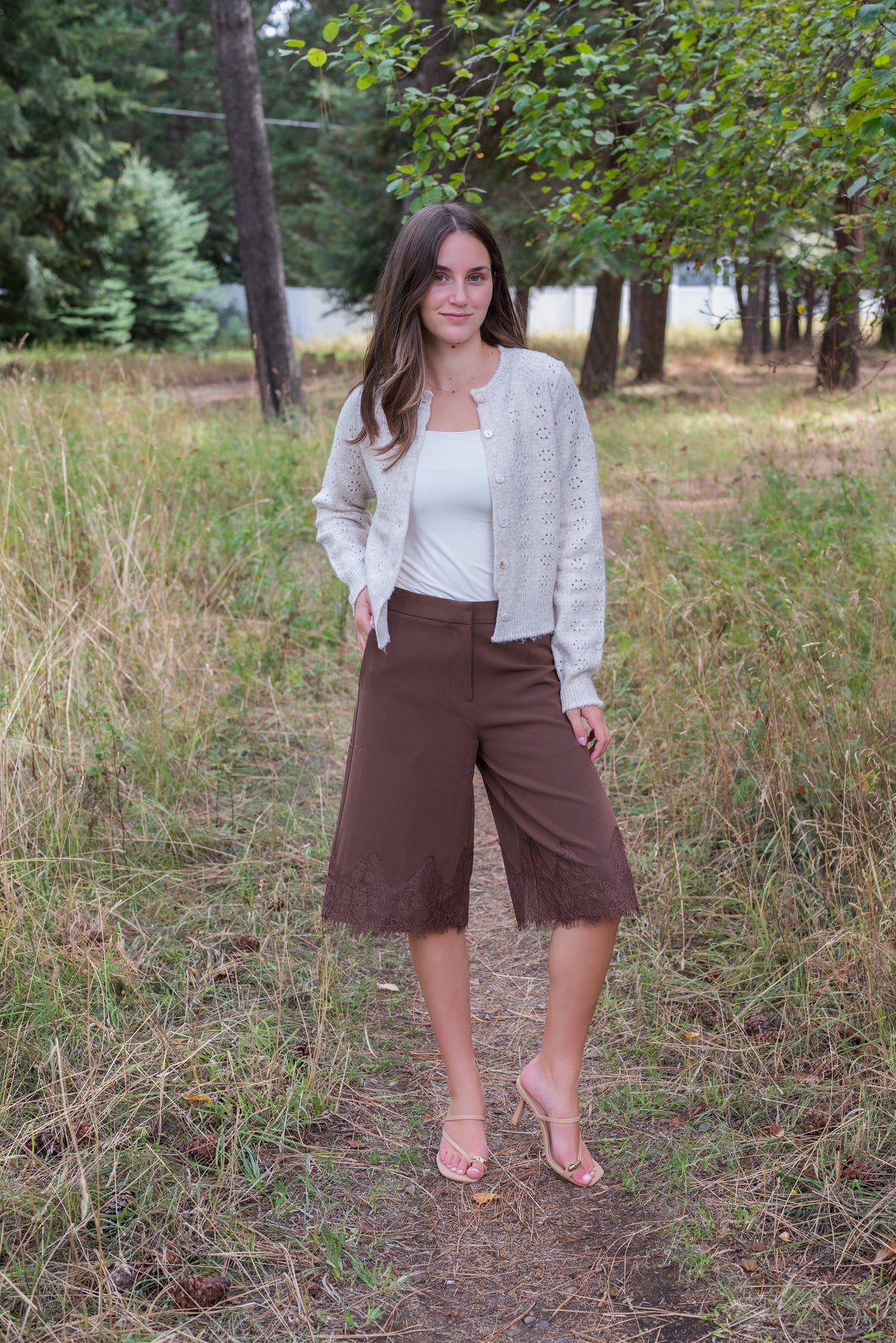 ARABELLA LACE BERMUDA SHORTS