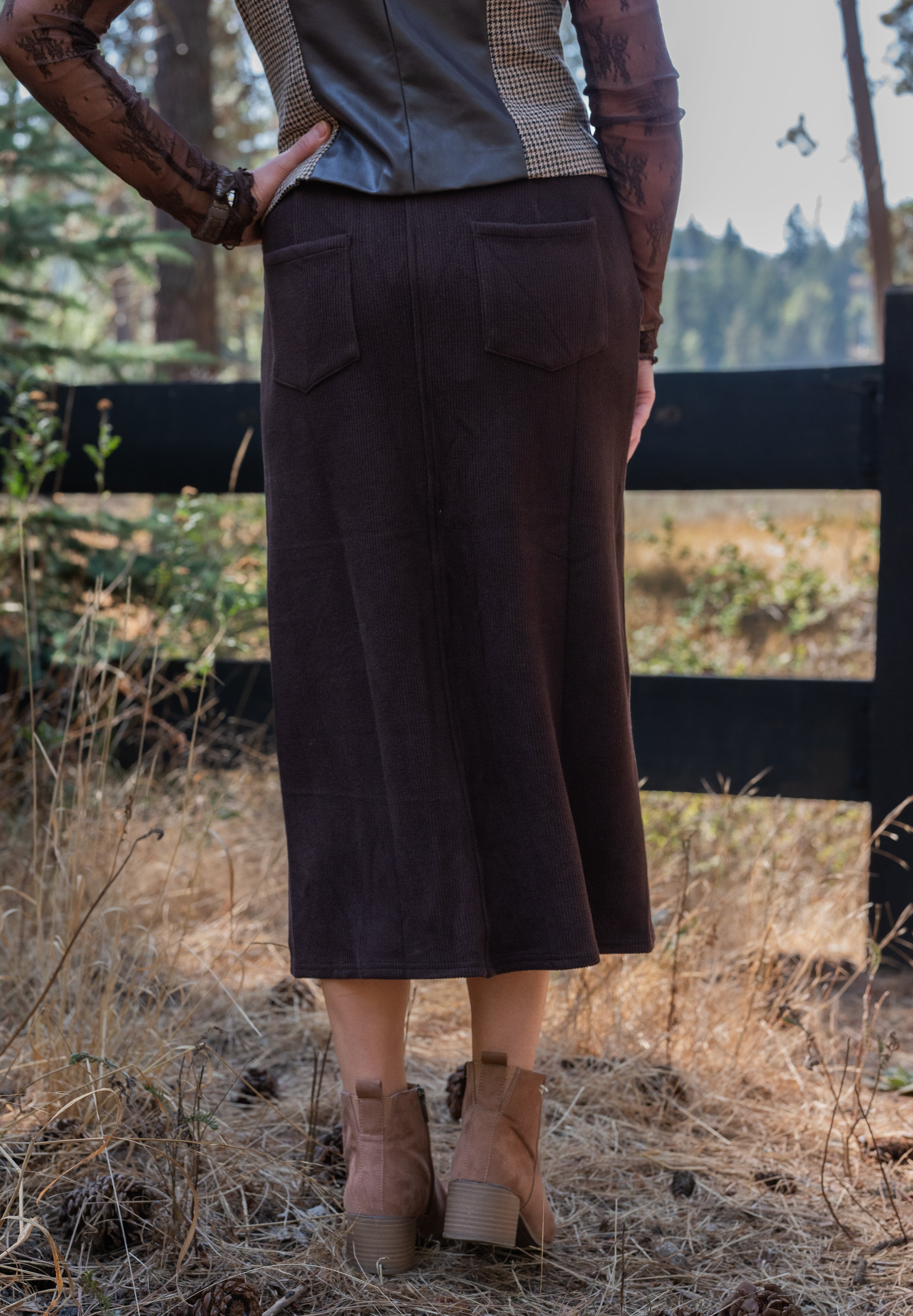 KELLEN CORDUROY SKIRT