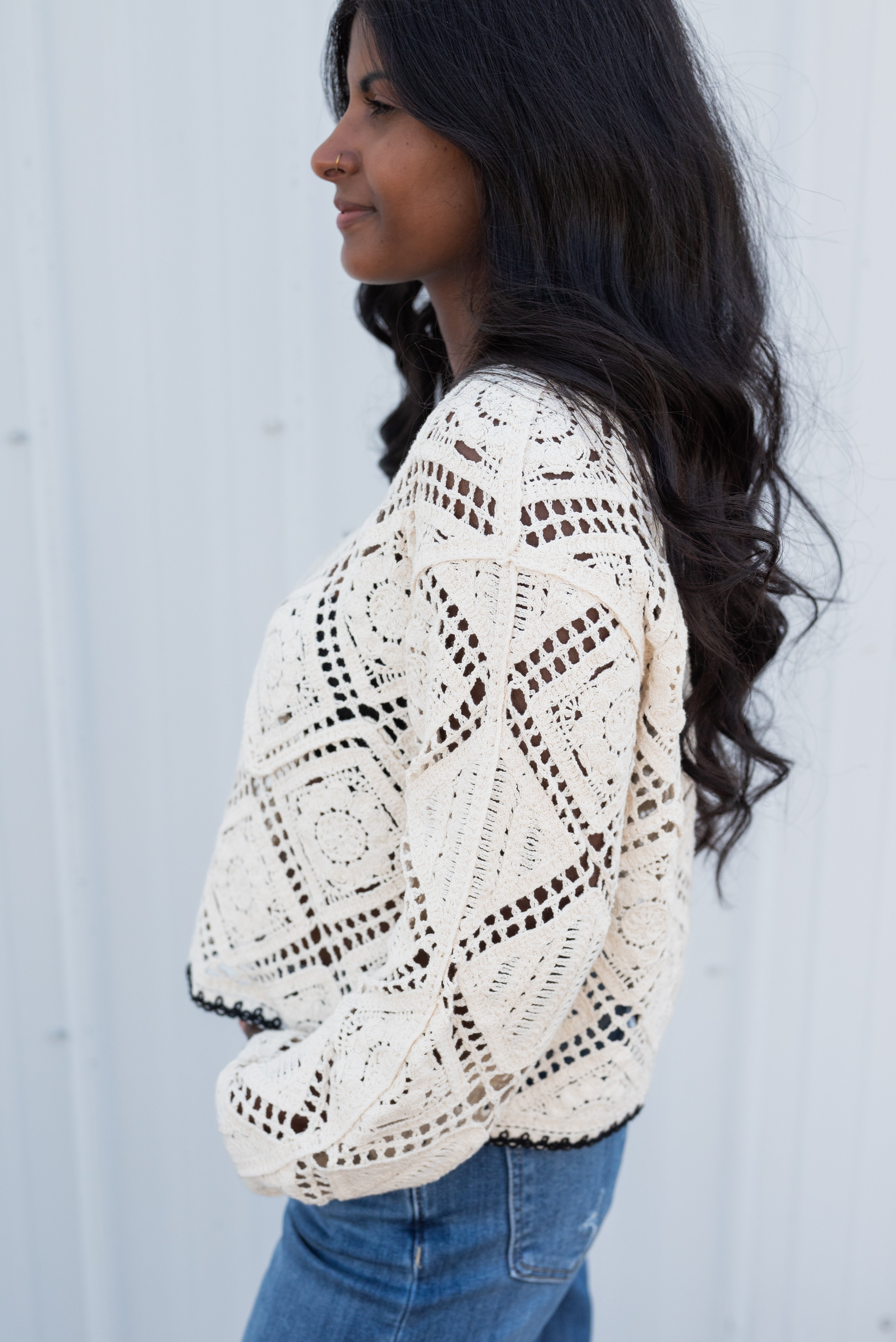 ASHLYN CROCHET TOP