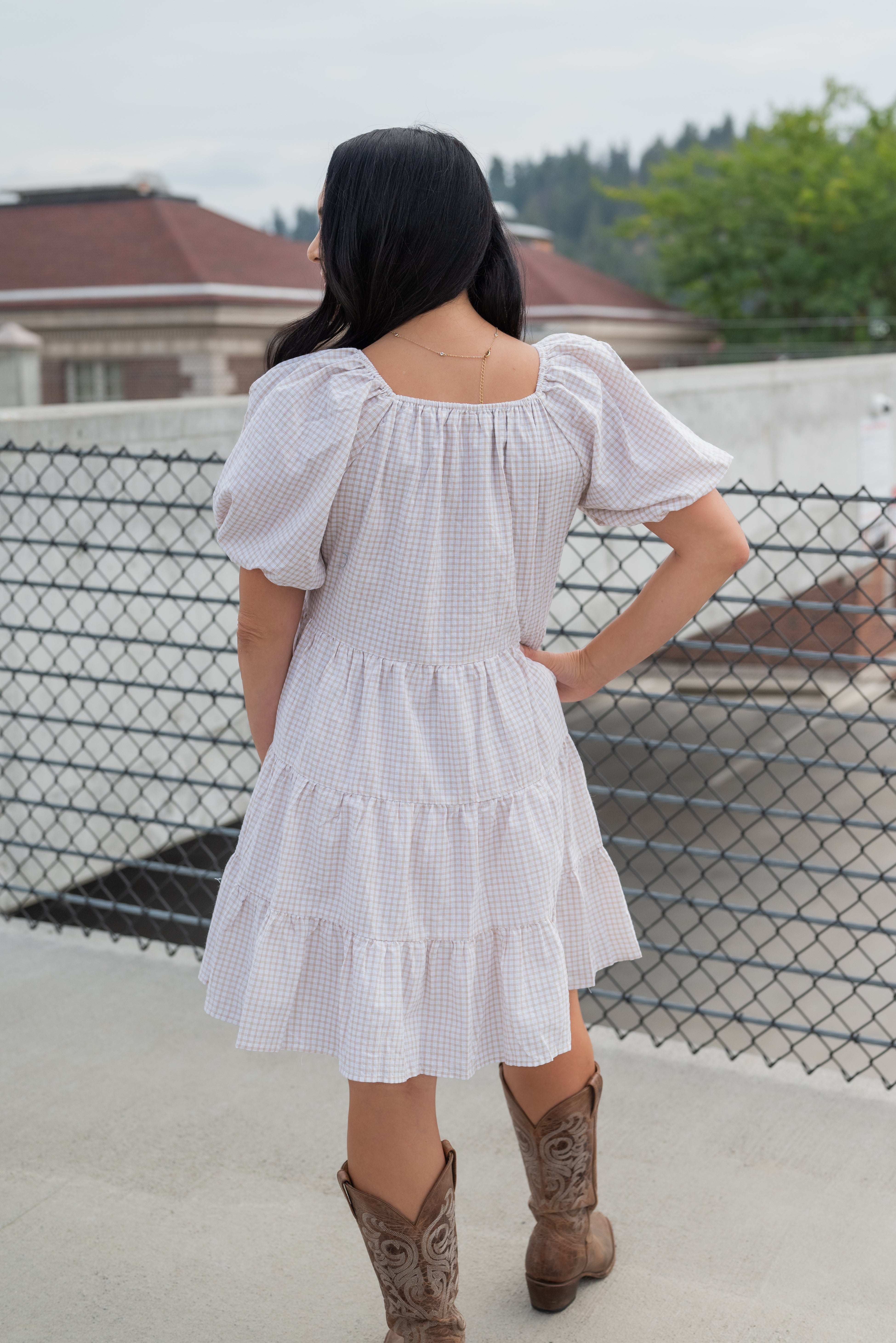 LILLIE PLAID DRESS