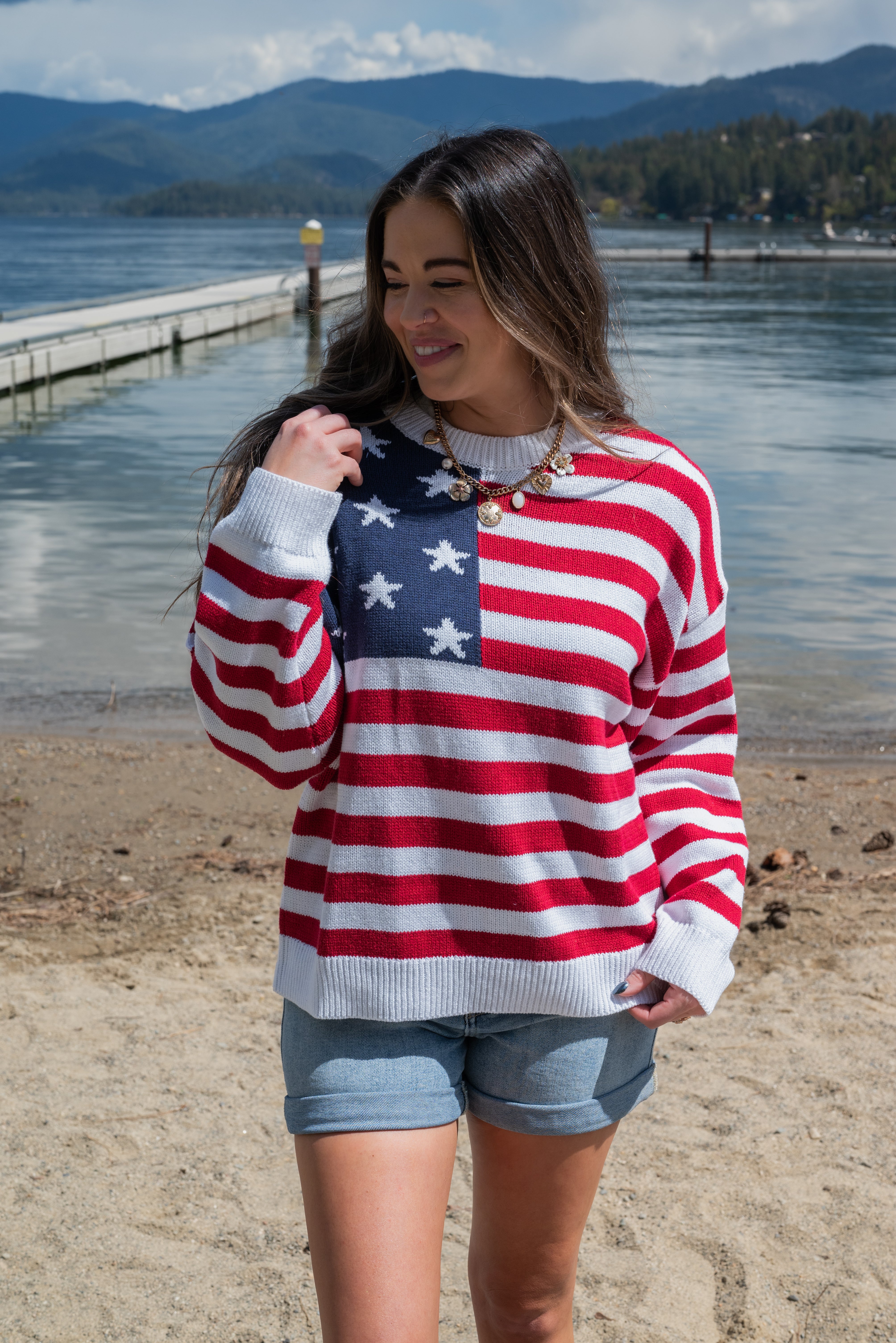 AMERICAN FLAG SWEATER