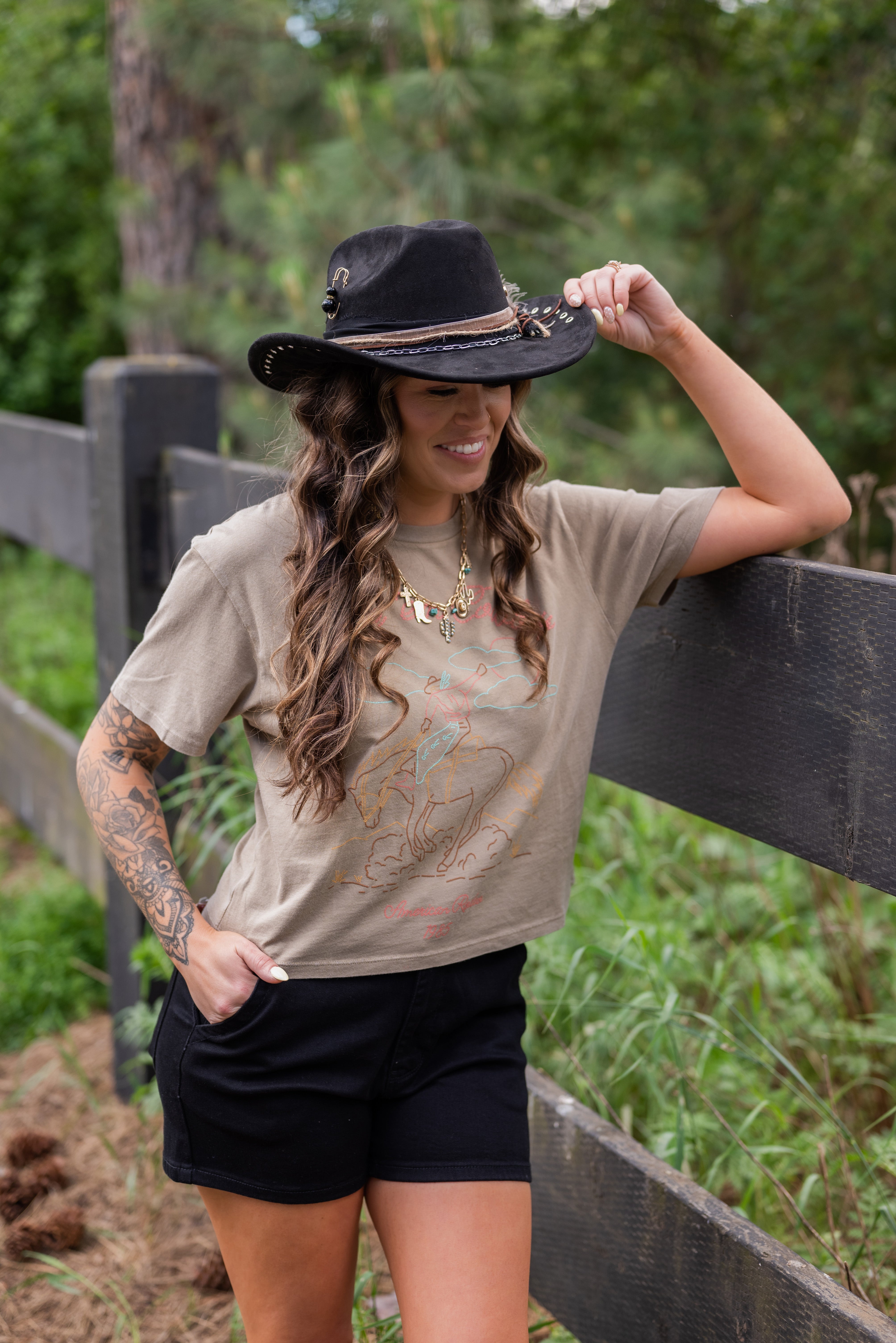 RIDE 'EM COWBOY TEE