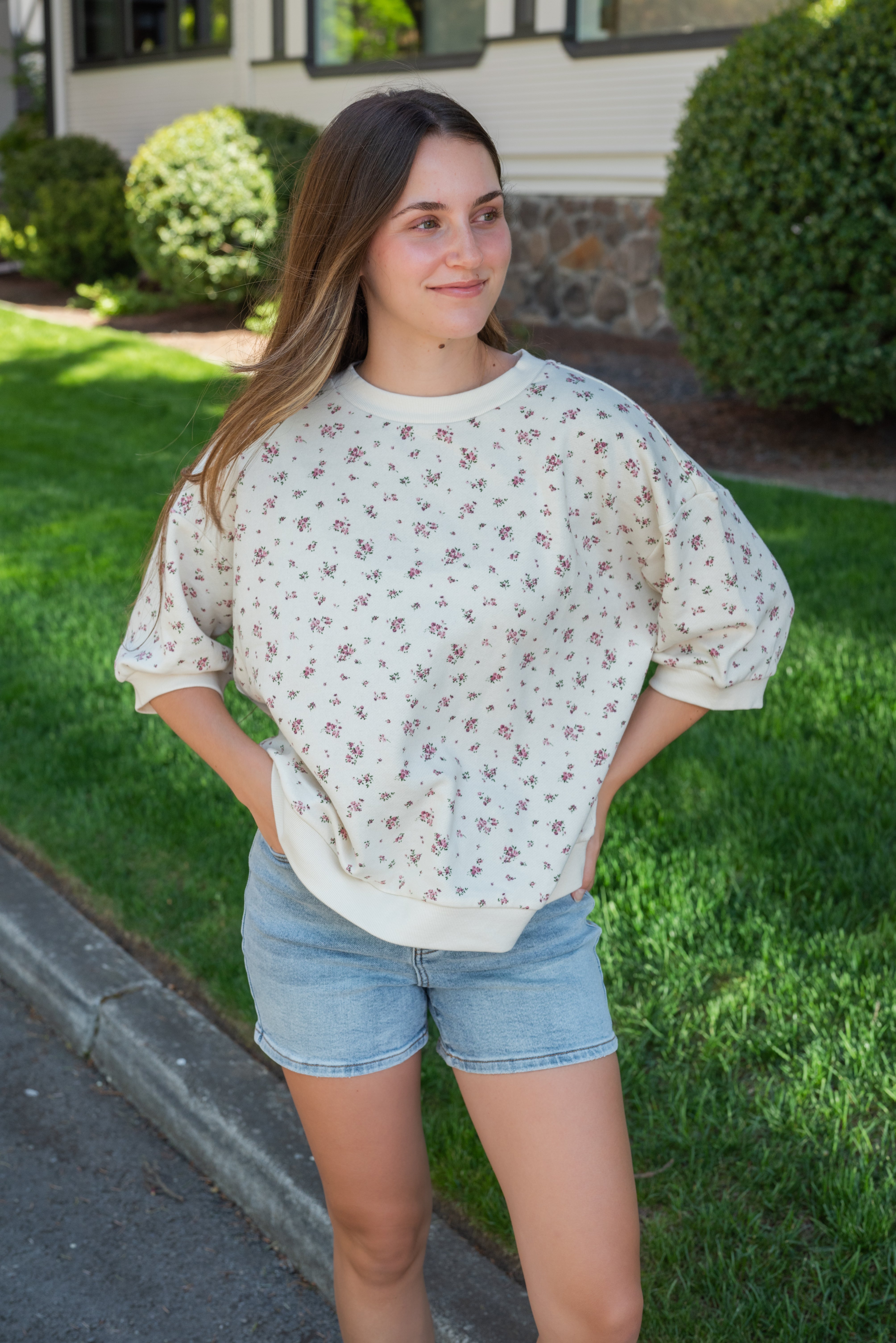 JANE FLORAL TOP