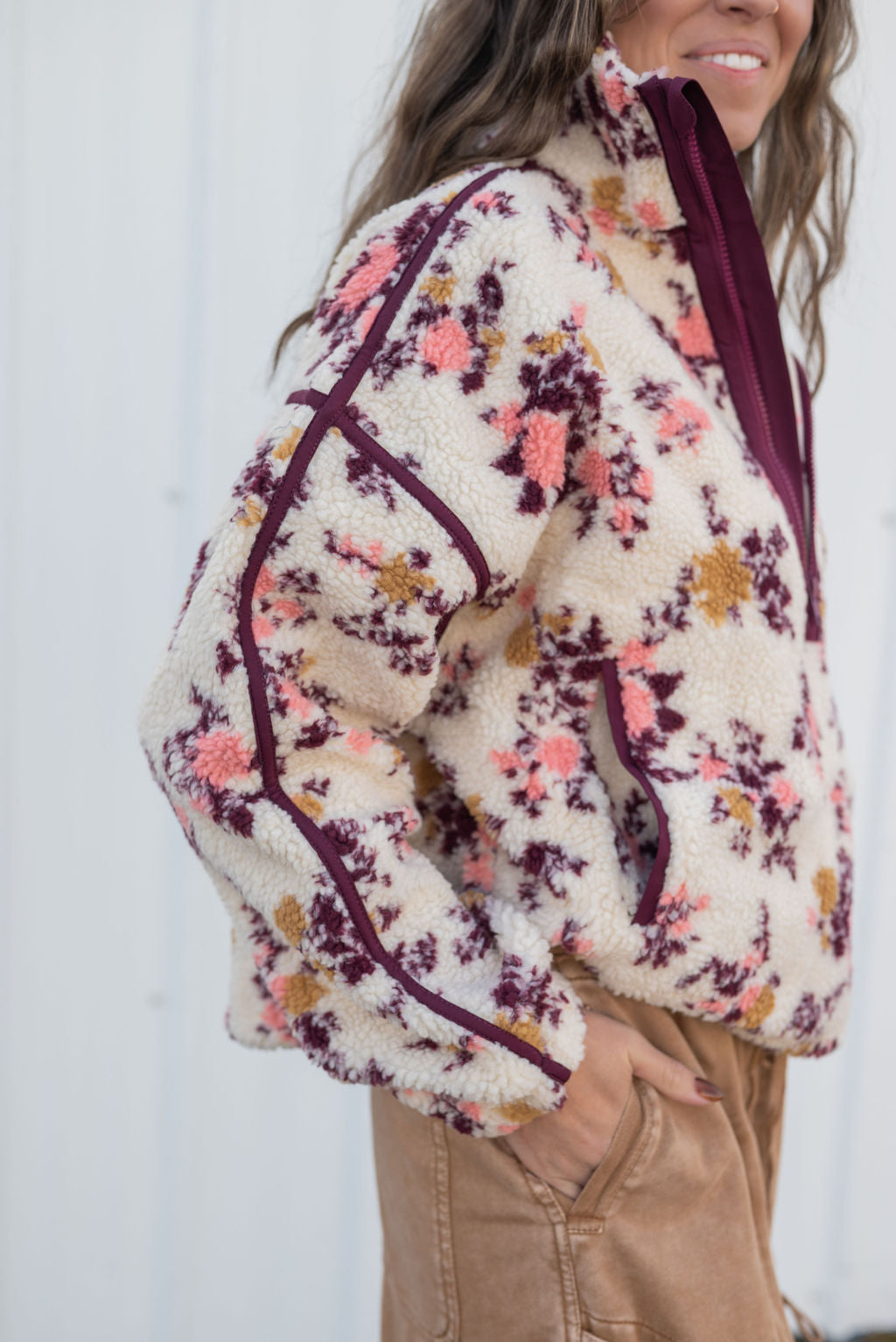 MADGE FLORAL FLEECE