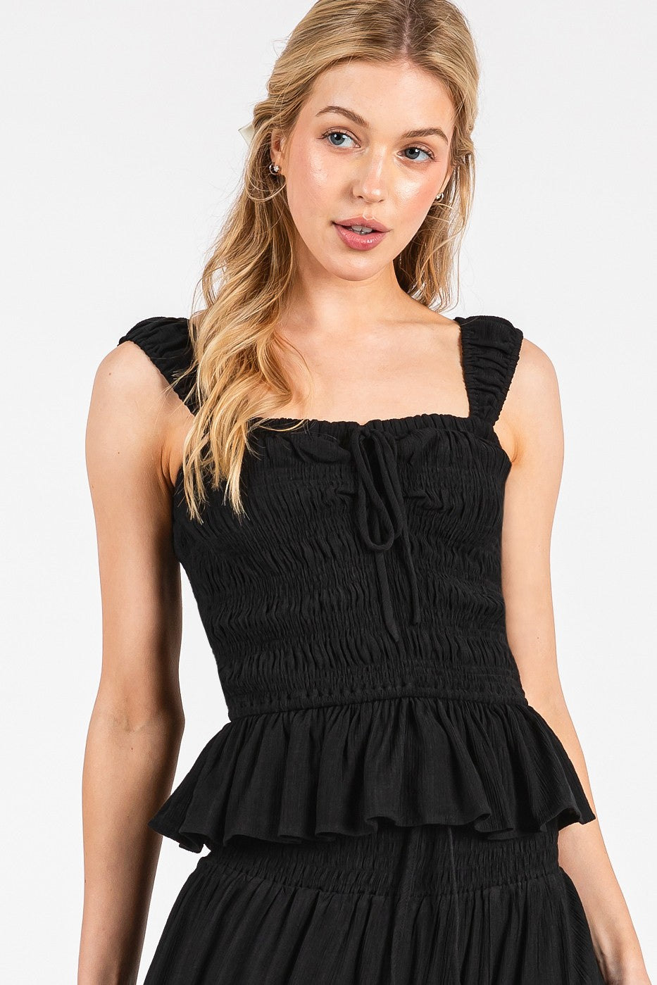 LUCILE PEPLUM TOP