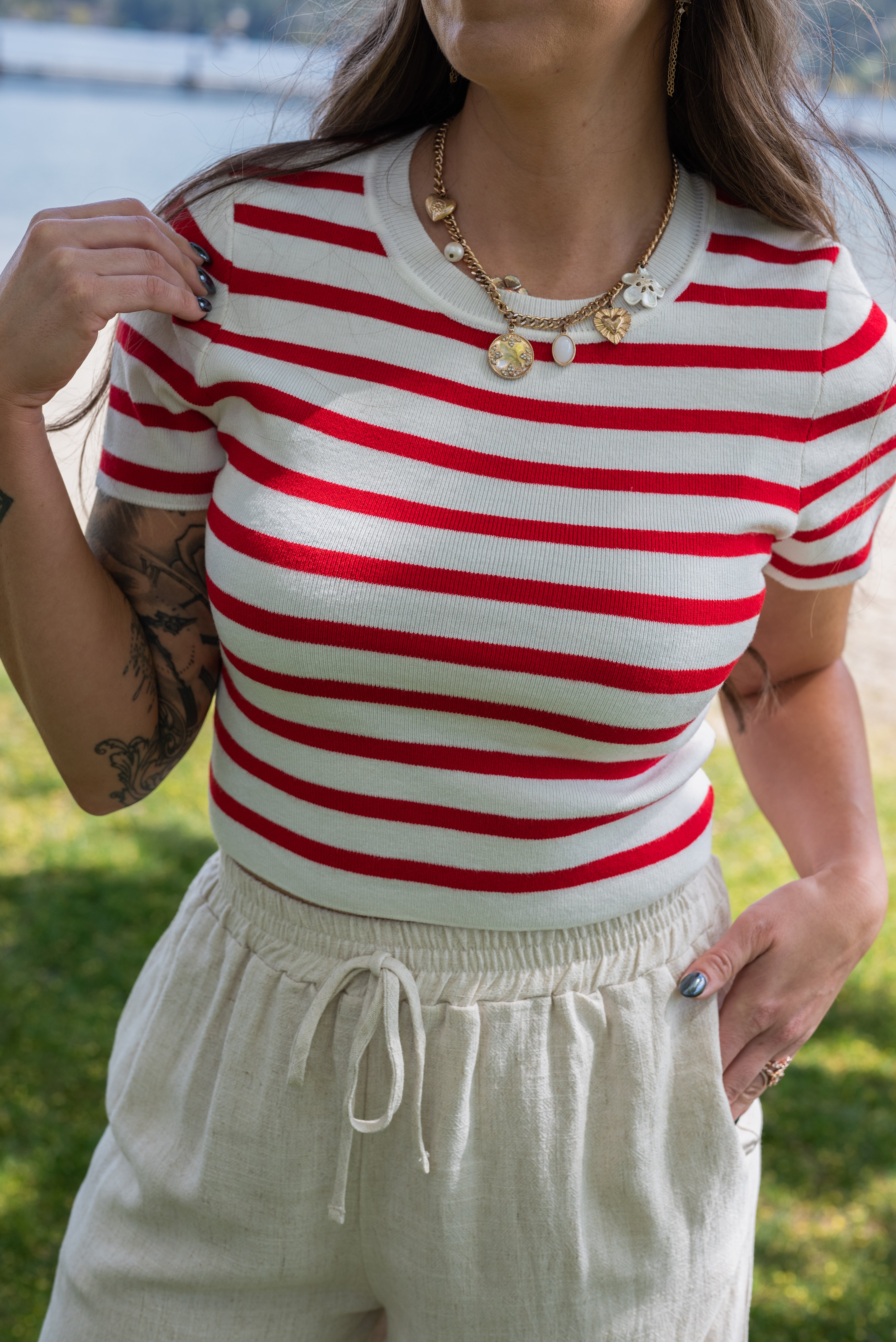BRONWYN STRIPE TEE