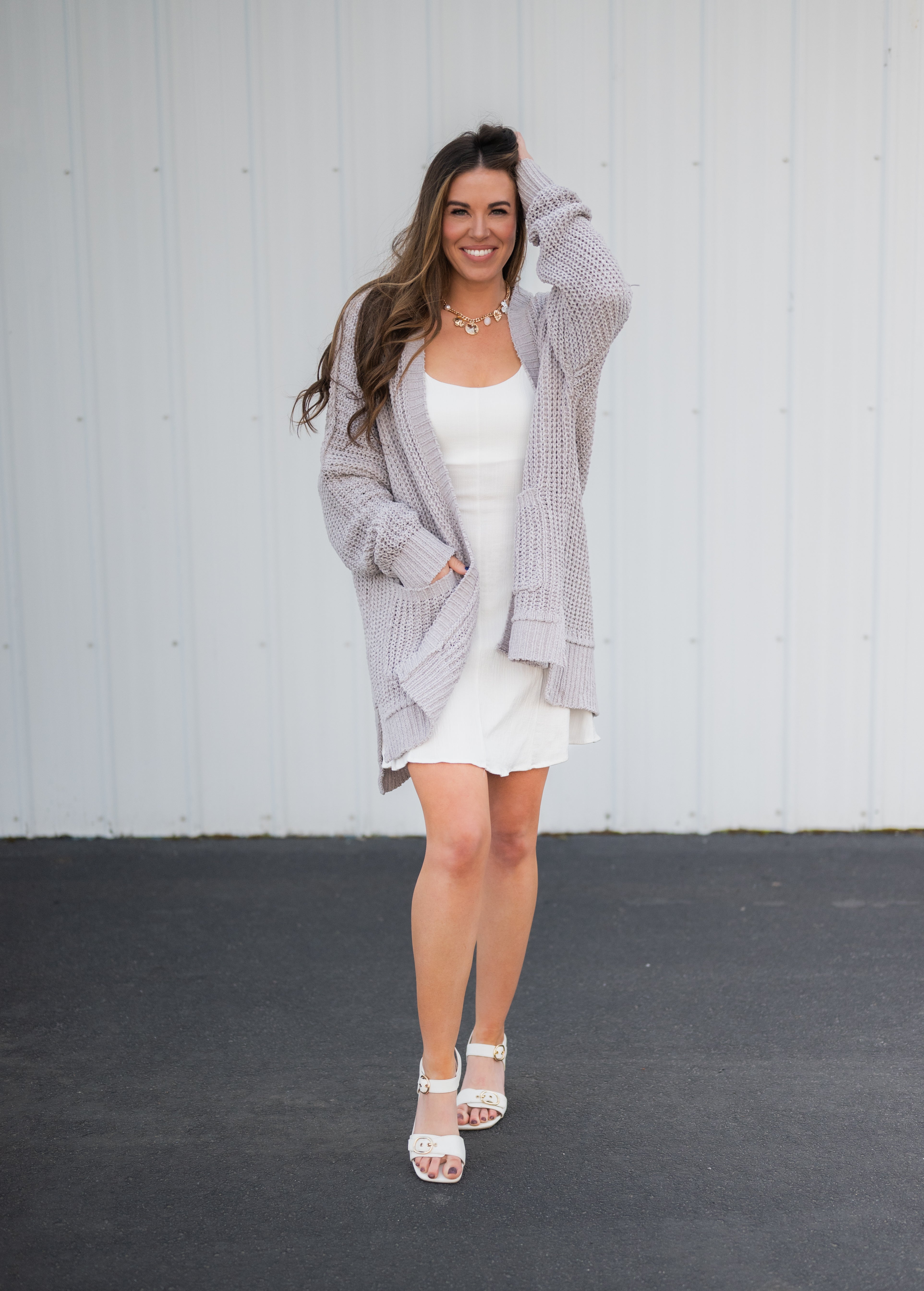 PANSY CHENILLE CARDIGAN
